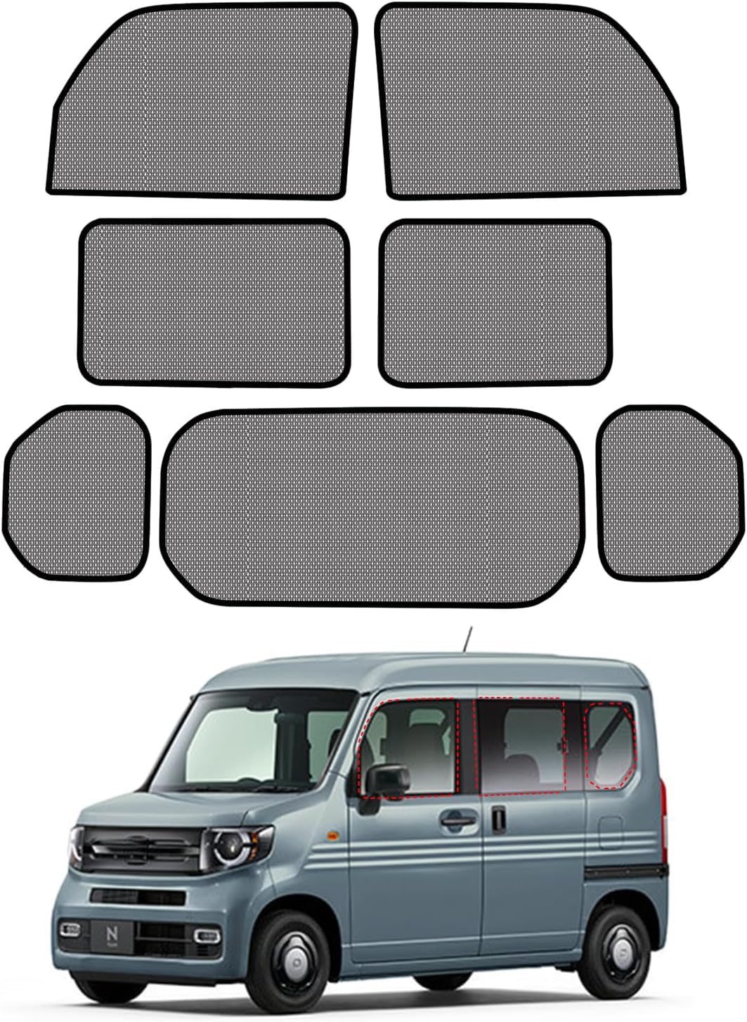 Amazon.co.jp: Loveyes ホンダ NVAN サンシェード JJ1 メッシュ JJ2 N