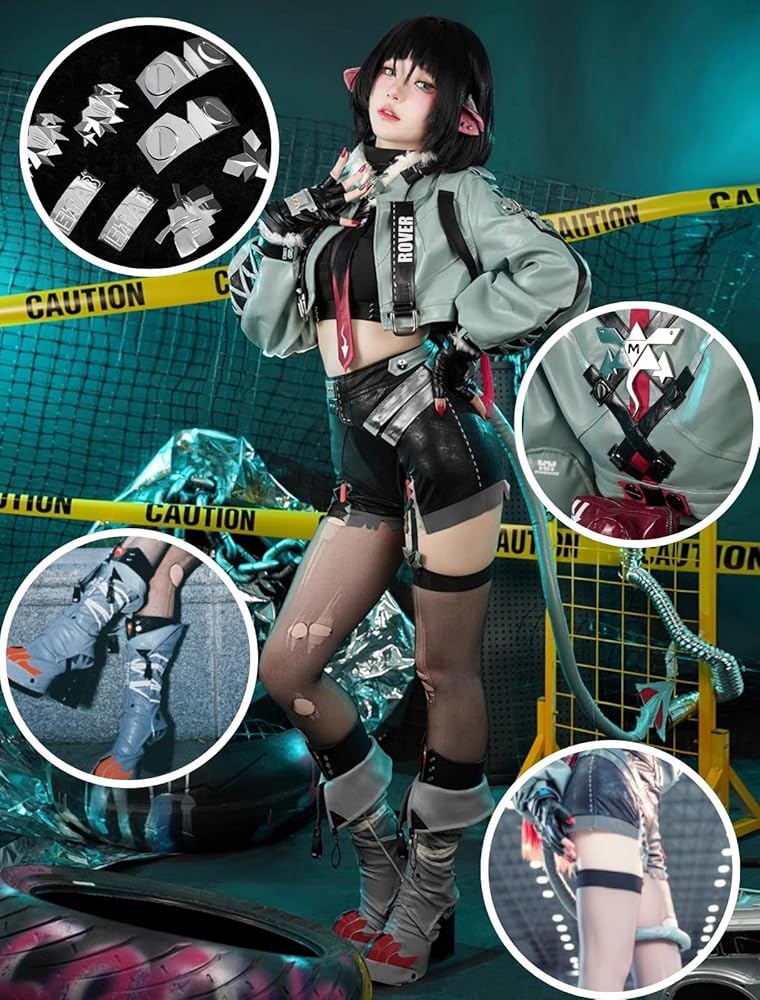 Amazon.co.jp: 【Azuiblc】コスプレ衣装 ジェーン・ドゥ 尻尾付き