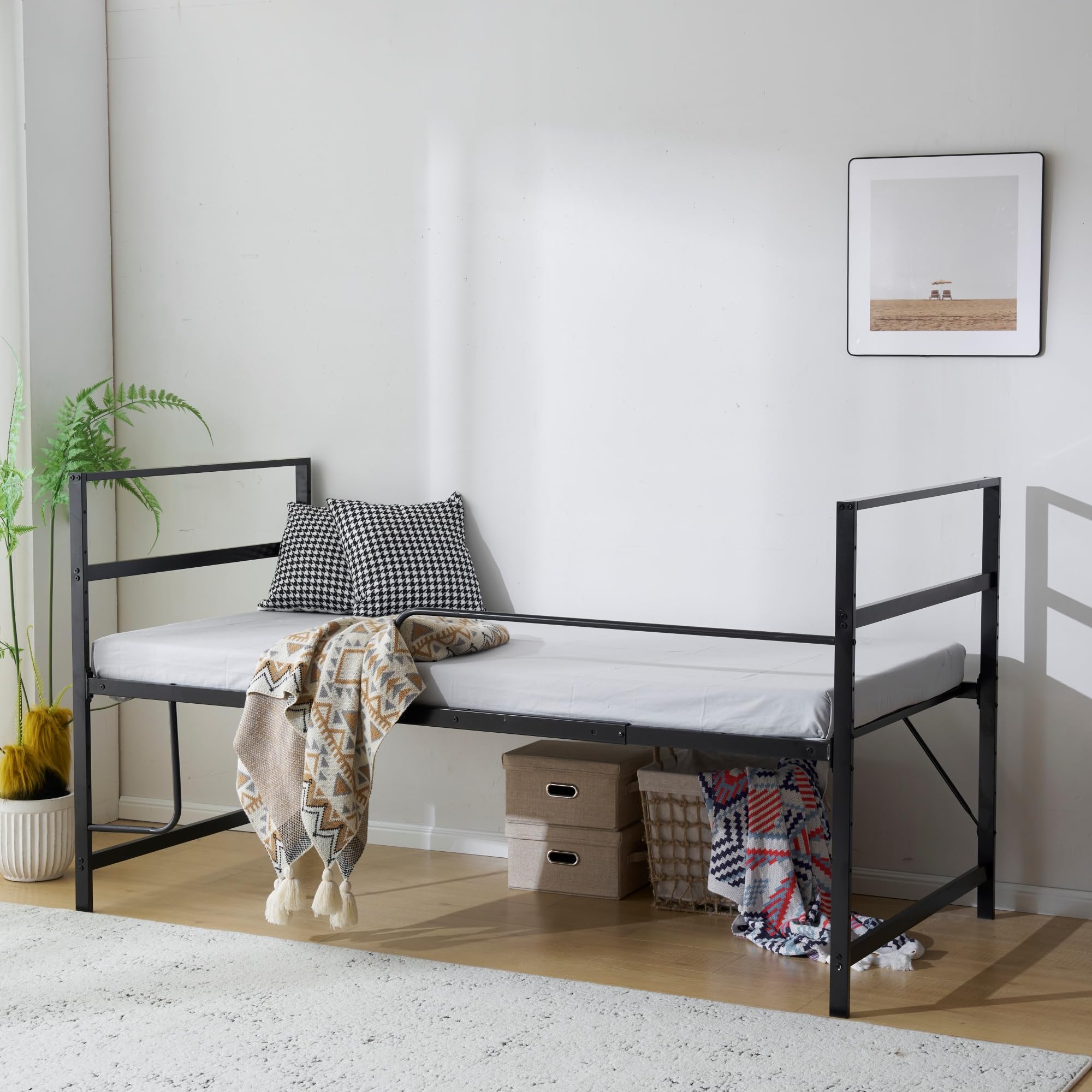 Amazon｜HDKHTWL ロフトベッド パイプベッド シングル システムベッド