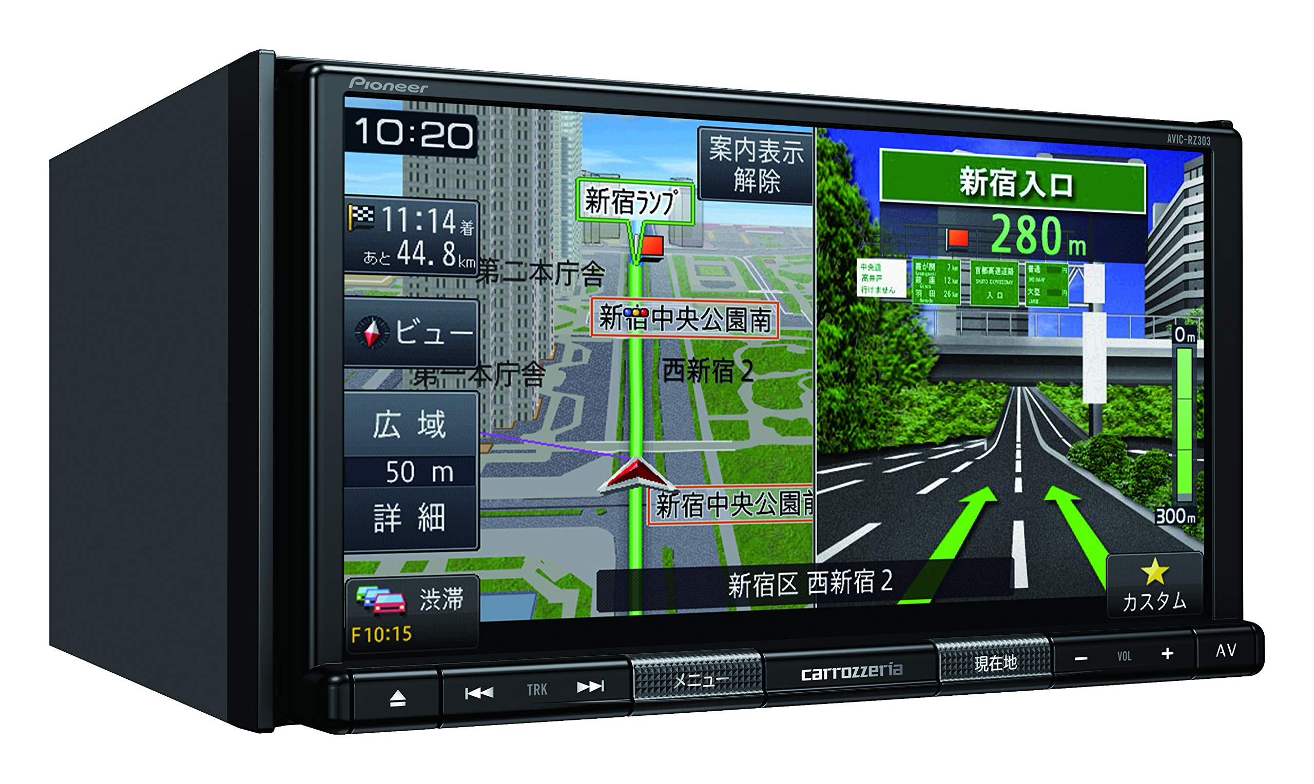 Amazon | Pioneer カーナビ AVIC-RZ303-2 7インチ 2D(180mm) 楽ナビ