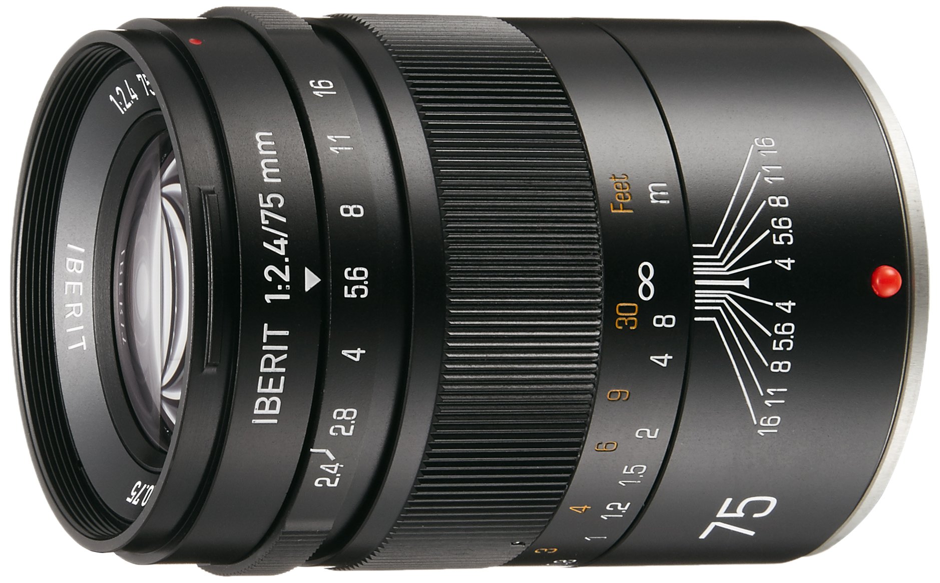 Amazon.co.jp: HandeVision 単焦点レンズ IBERIT (イベリット) 75mm f