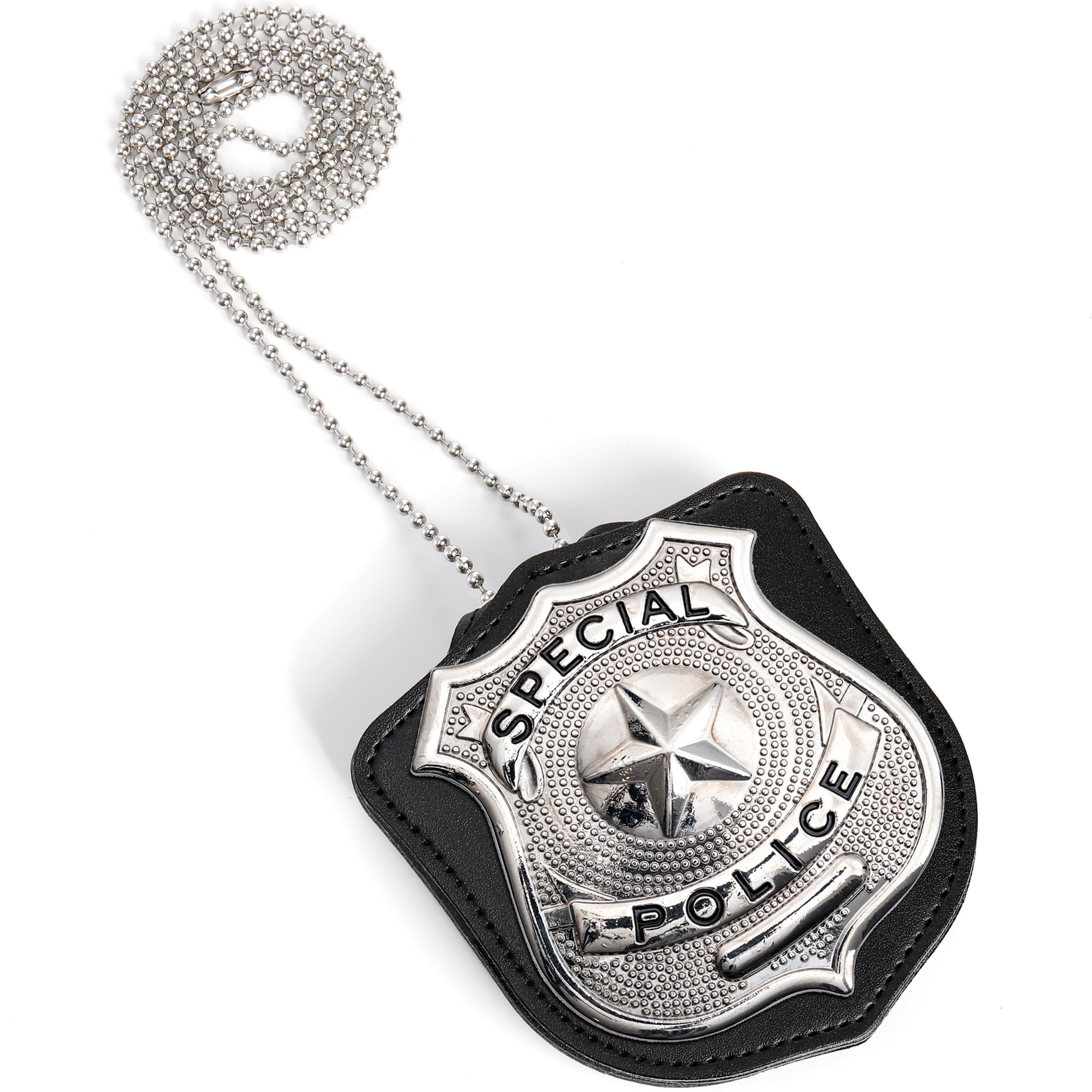 Amazon | Cedilis ポリスバッジホルダー メタルクリップとネック