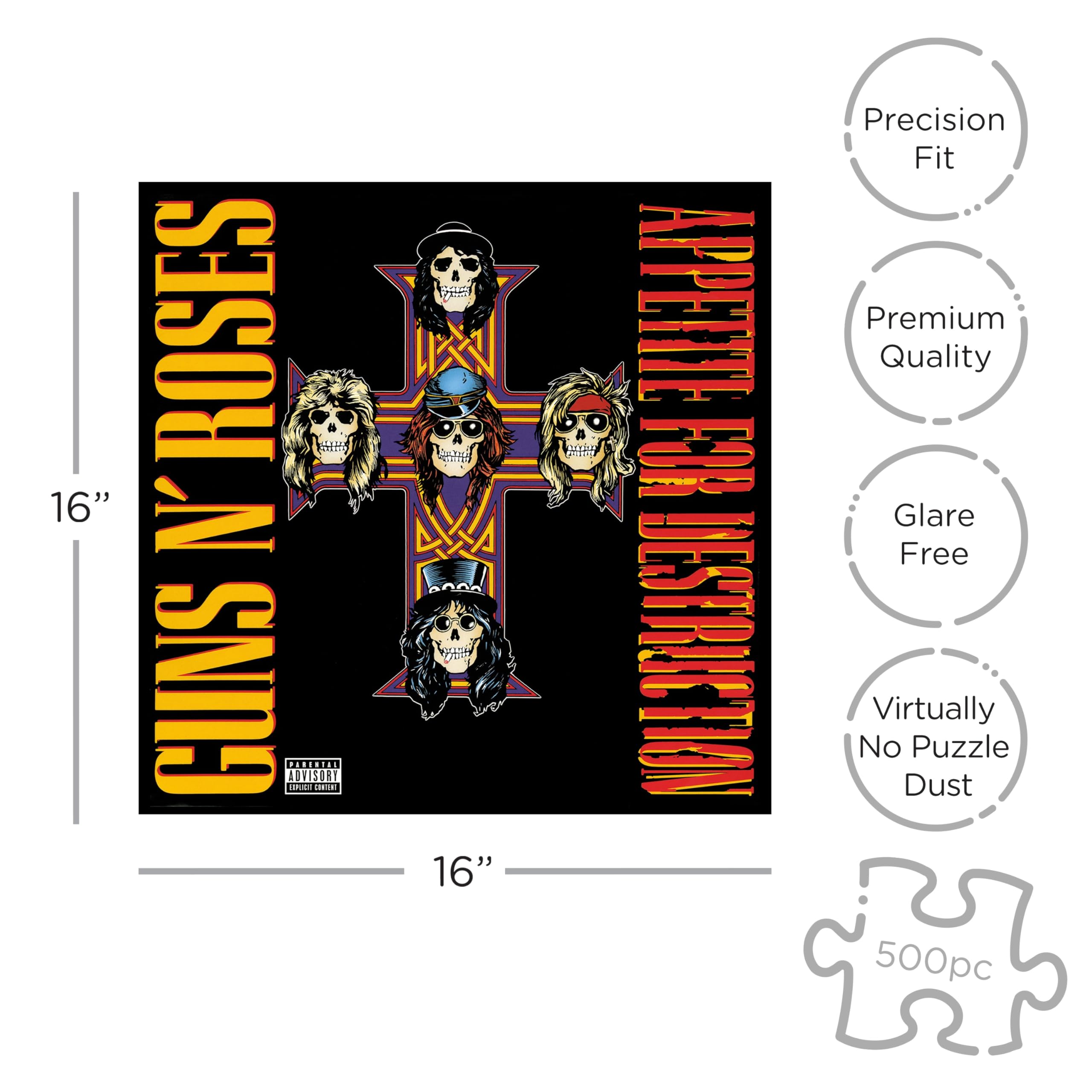 Guns N Roses - Appetite for Destruction - 500 Piece Jigsaw Puzzle