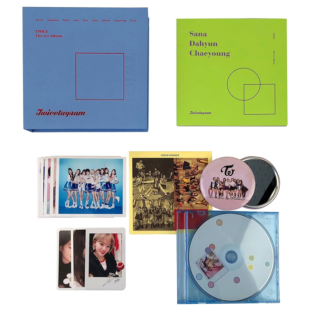 TWICE 1st Album - TWICETAGRAM [ C Ver. ] CD + Booklet + Cover