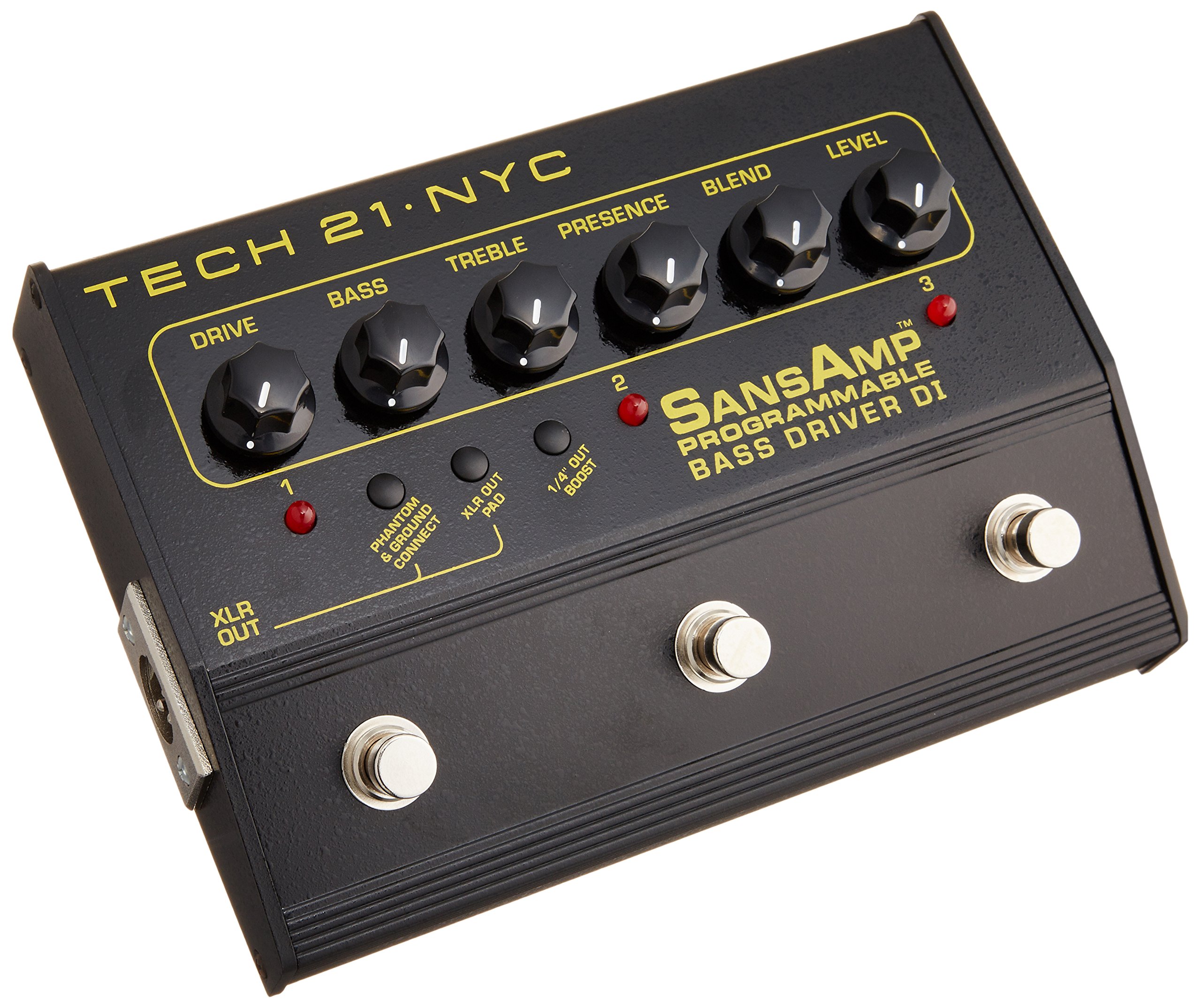 Amazon.com: Tech 21 PBDR SansAmp Programmable Bass Driver DI