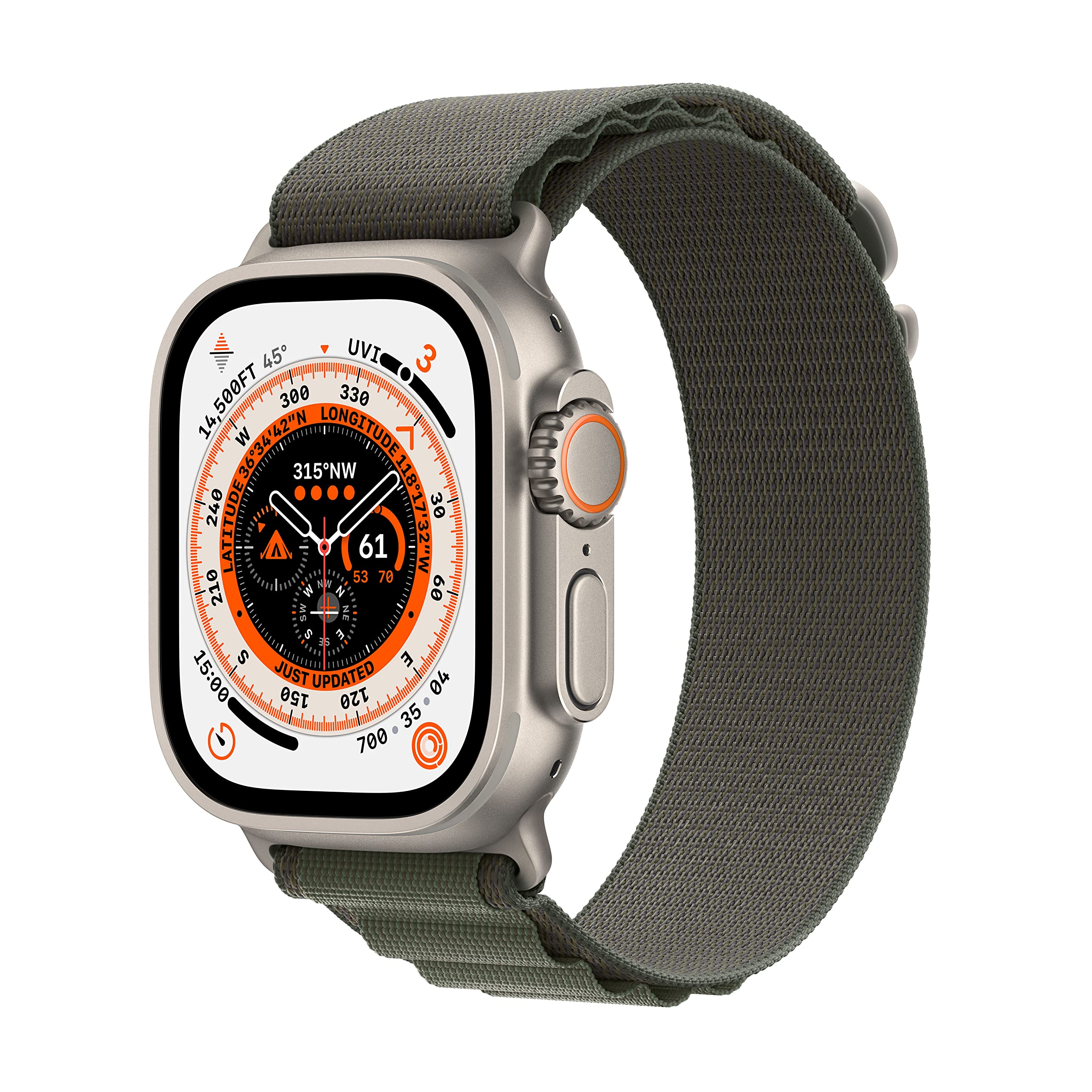Amazon.com: Apple Watch Ultra [GPS + Cellular 49mm] Titanium Case