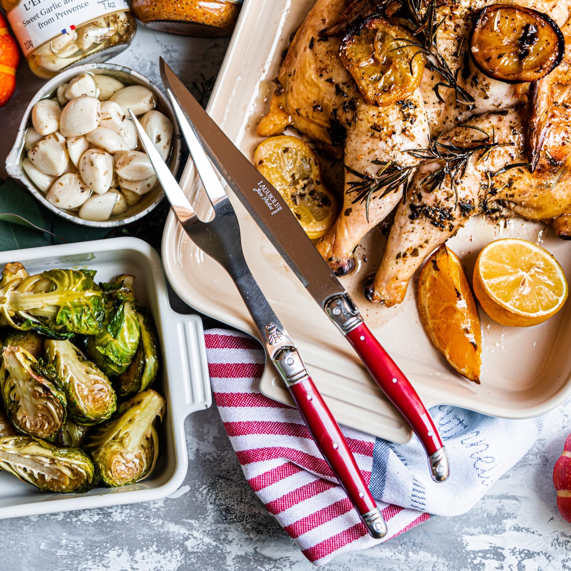 Amazon.com: Jean Dubost Laguiole 2-Piece Carving Set, Black