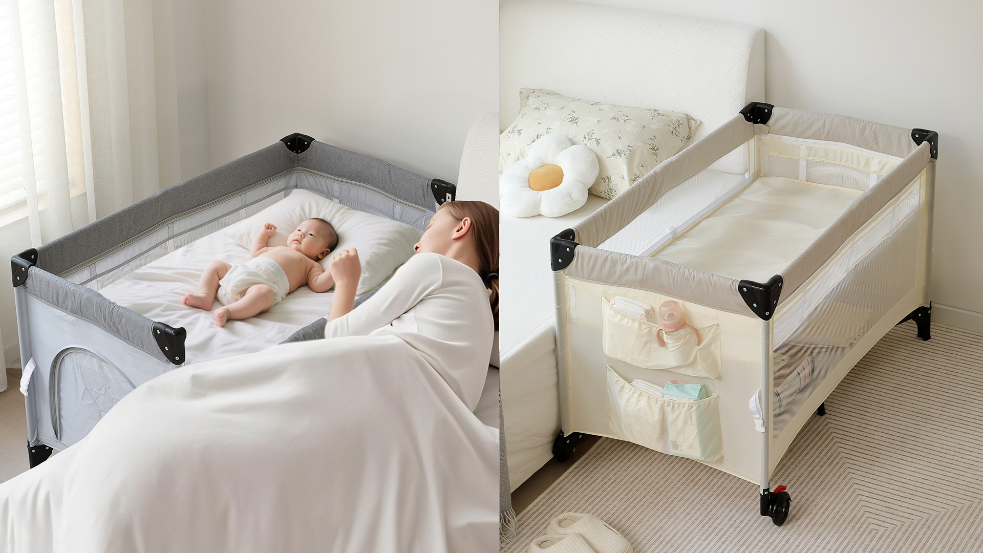 Amazon.co.jp: Simpolu ベビーサークル 折りたたみ サイド高さ二段調整