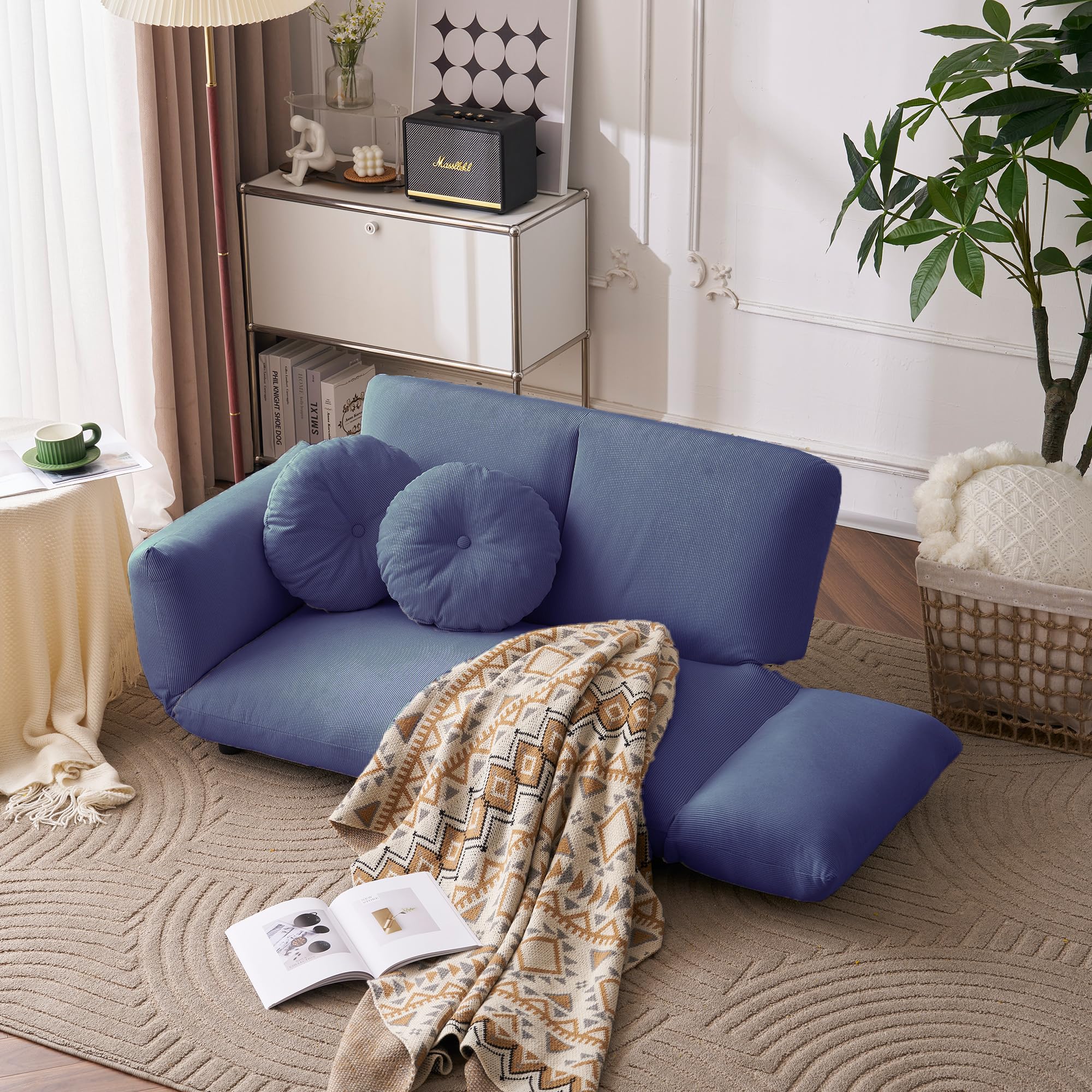 Amazon｜IKIFLY ソファ 2人掛け ソファベッド フロアソファ コンパクト