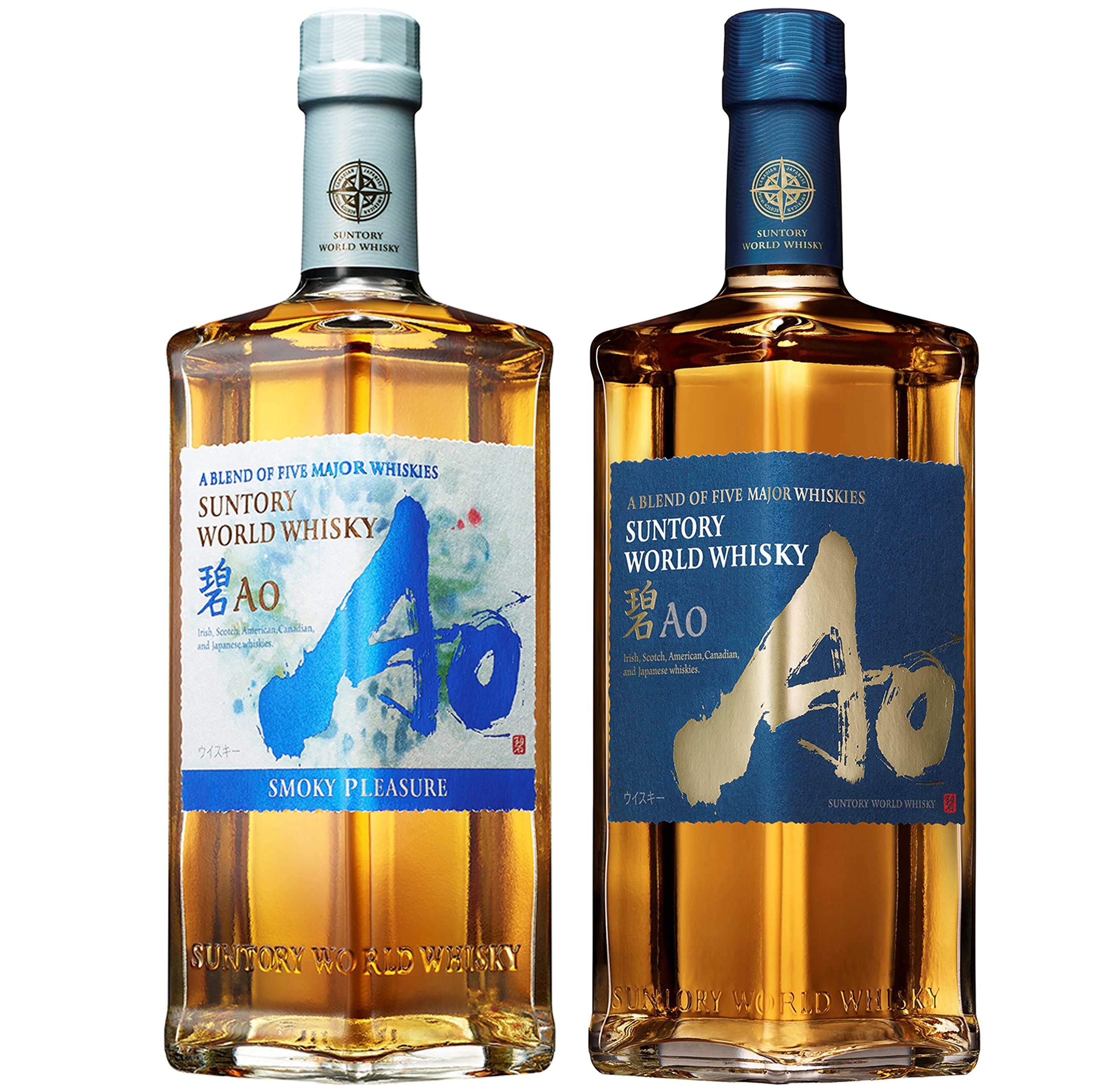 Amazon.co.jp: サントリーワールドウイスキー碧Ao+碧Ao SMOKY