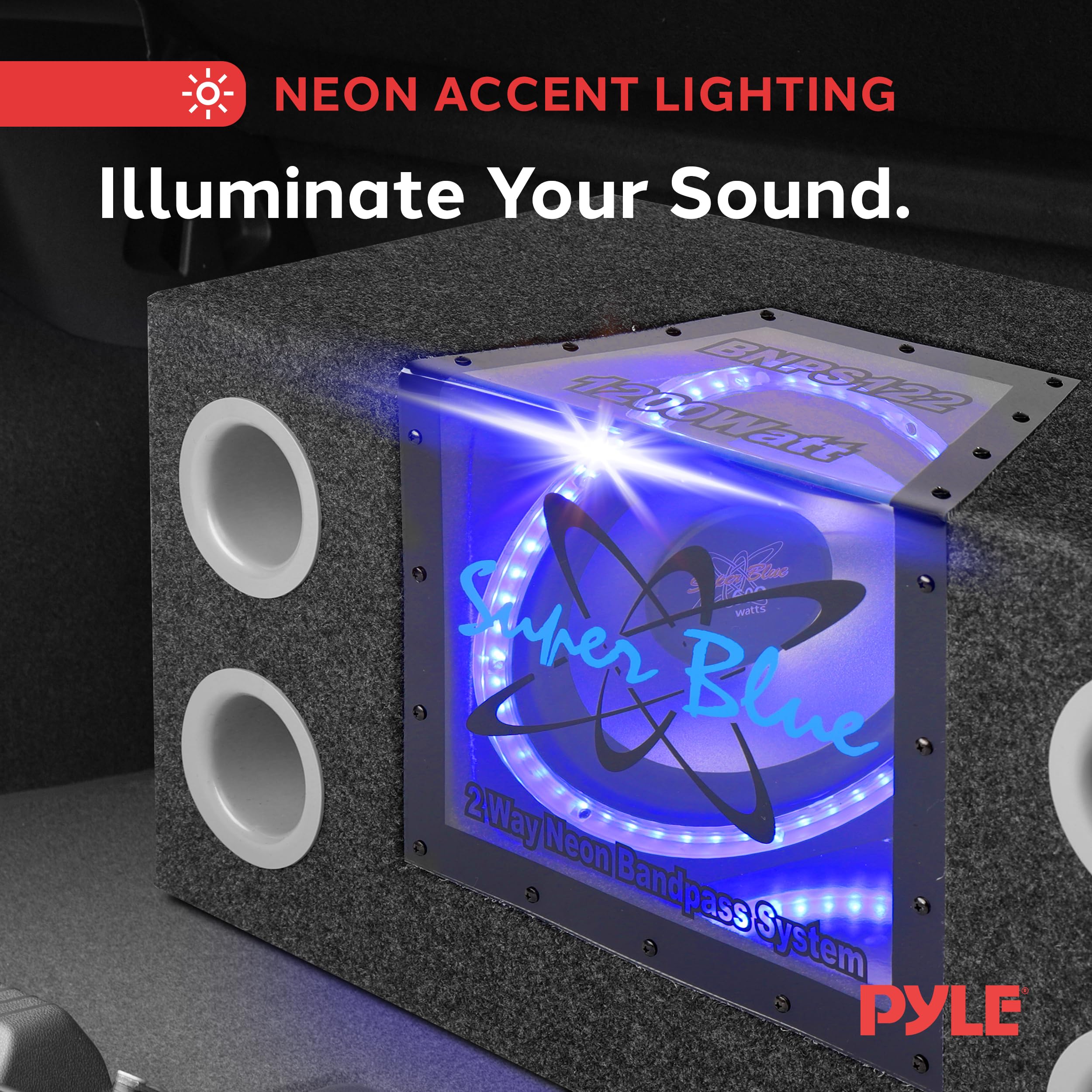 Amazon.co.jp: Pyramid 12インチ 1200W カーオーディオサブウーファー