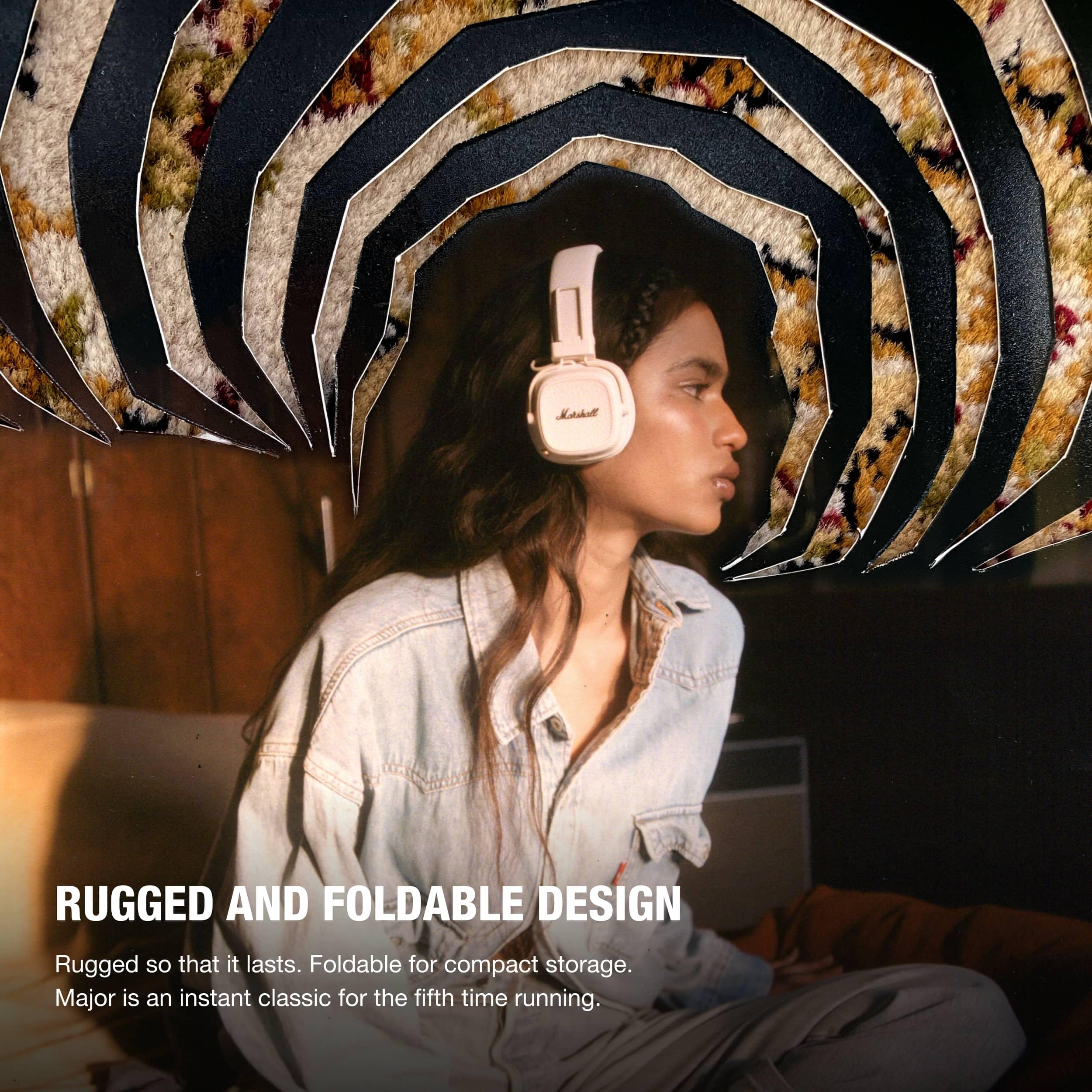 Amazon.co.jp: Marshall ワイヤレスオンイヤーヘッドホン Major V