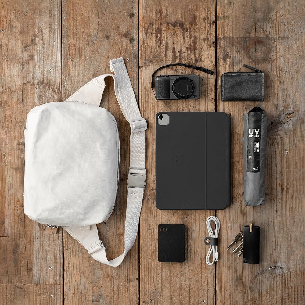 Amazon | drip HALFDAYPACK C ボディバッグ ホワイト キャンバス iPad