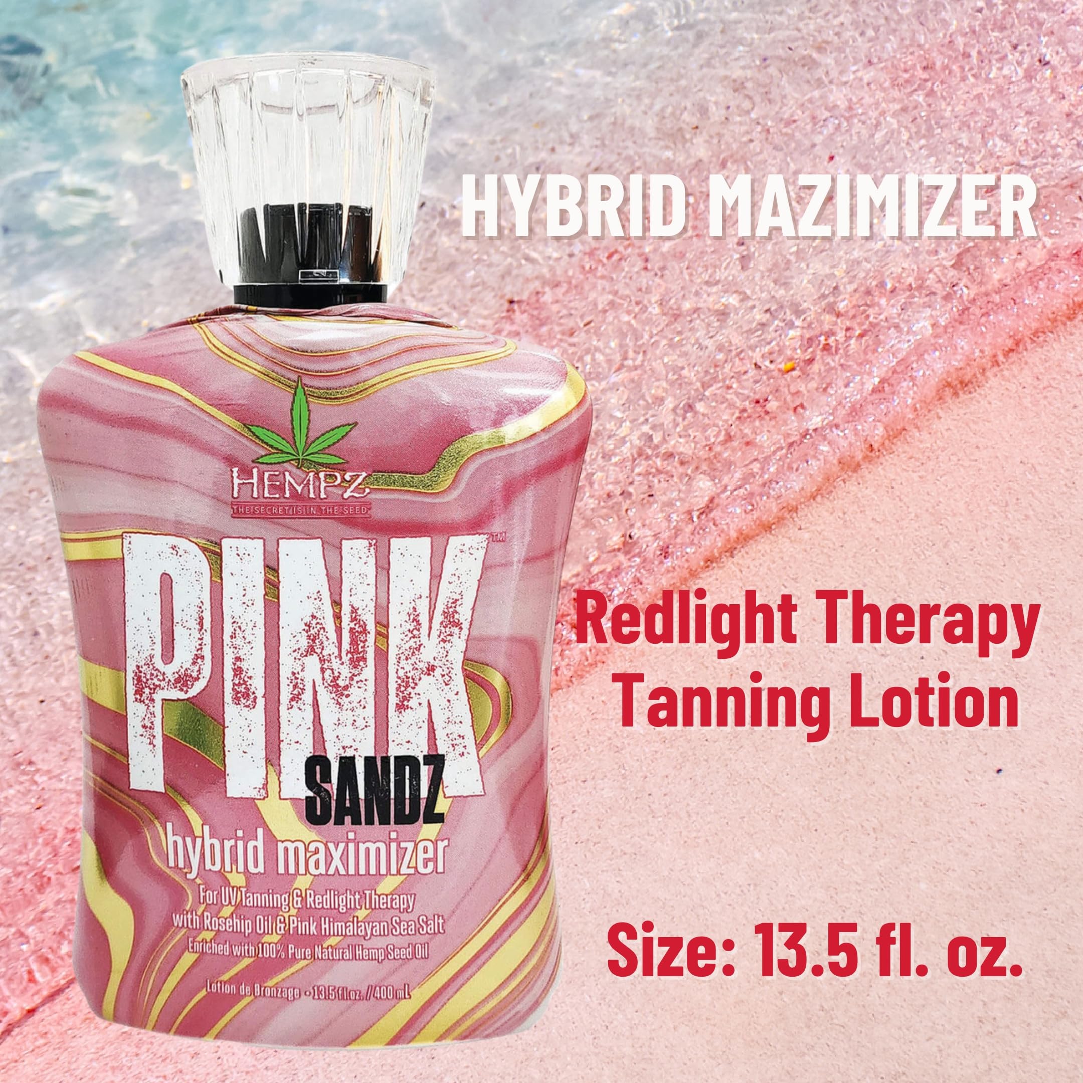 Amazon.com : Hempz Pink Sandz Hybrid Maximizer for UV Tanning