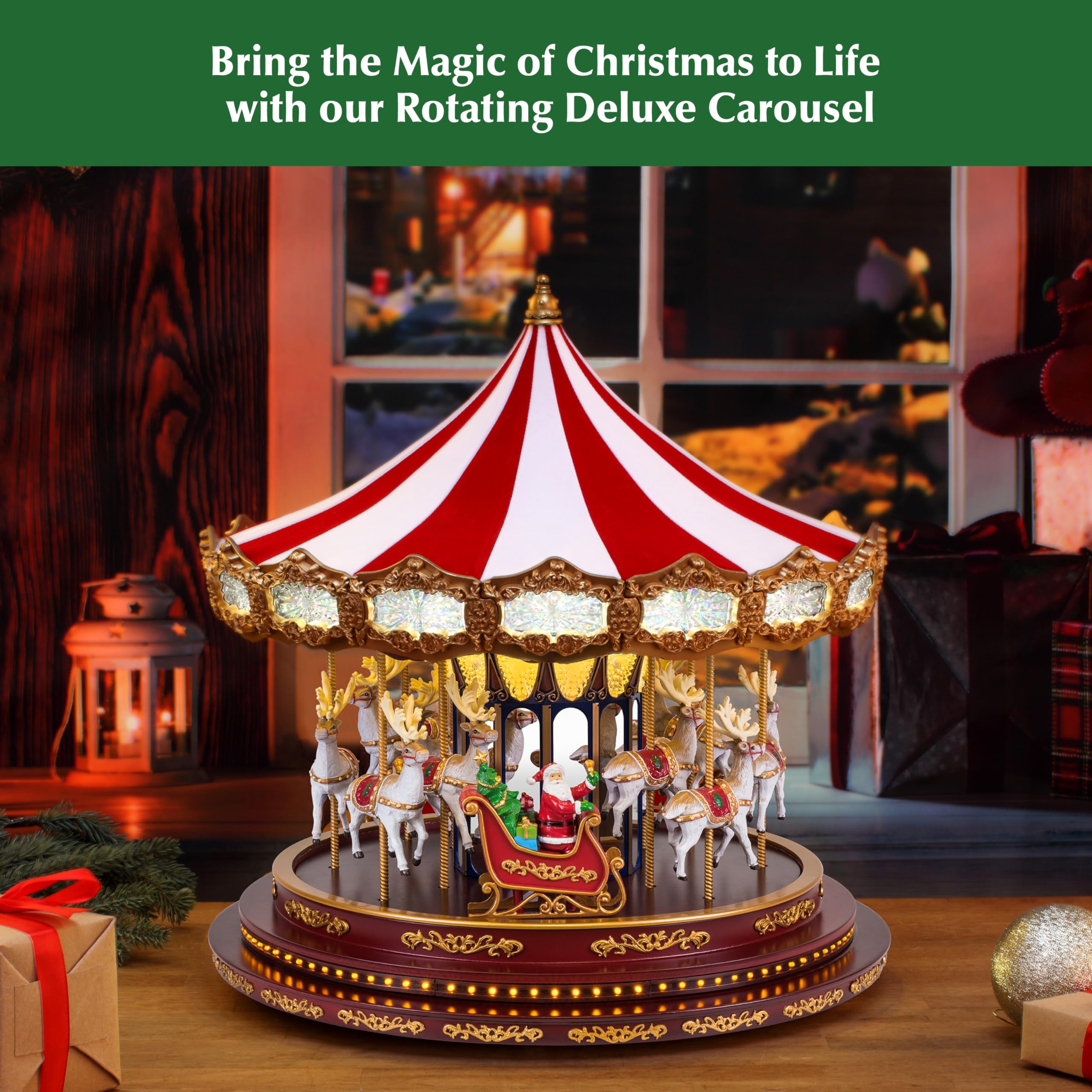 Amazon.co.jp: Mr. Christmas デラックスカルーセルミュージカル