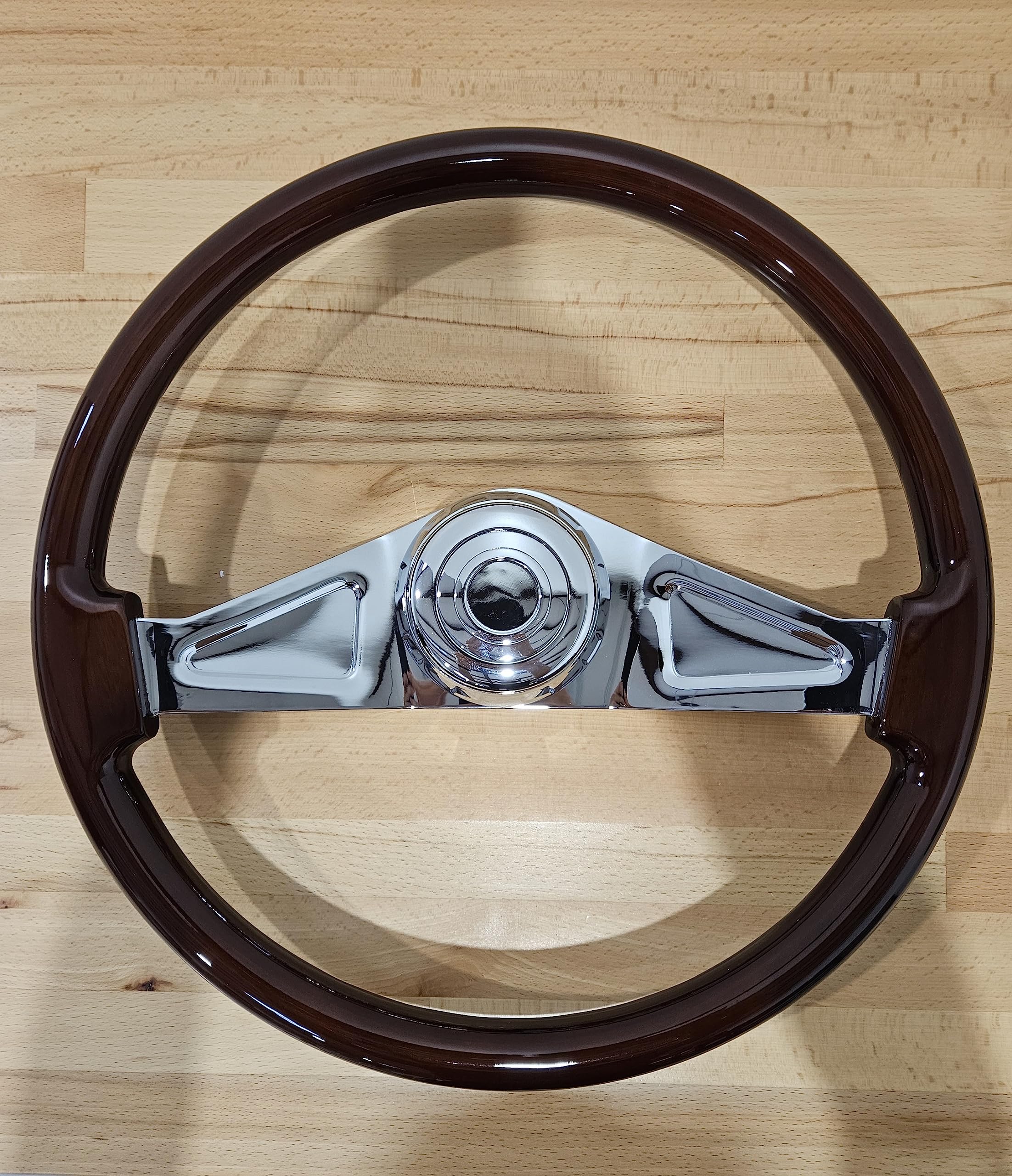 Amazon | 18インチ プレミアムダークウォールナット材 2本スポーク