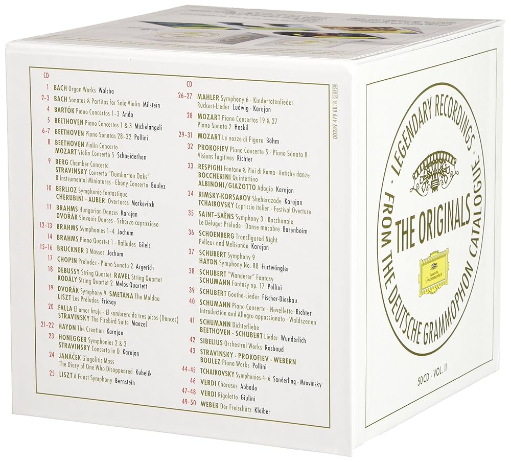 希少】DGオリジナルズ・ボックス（50CD） クラシックCD ボックス