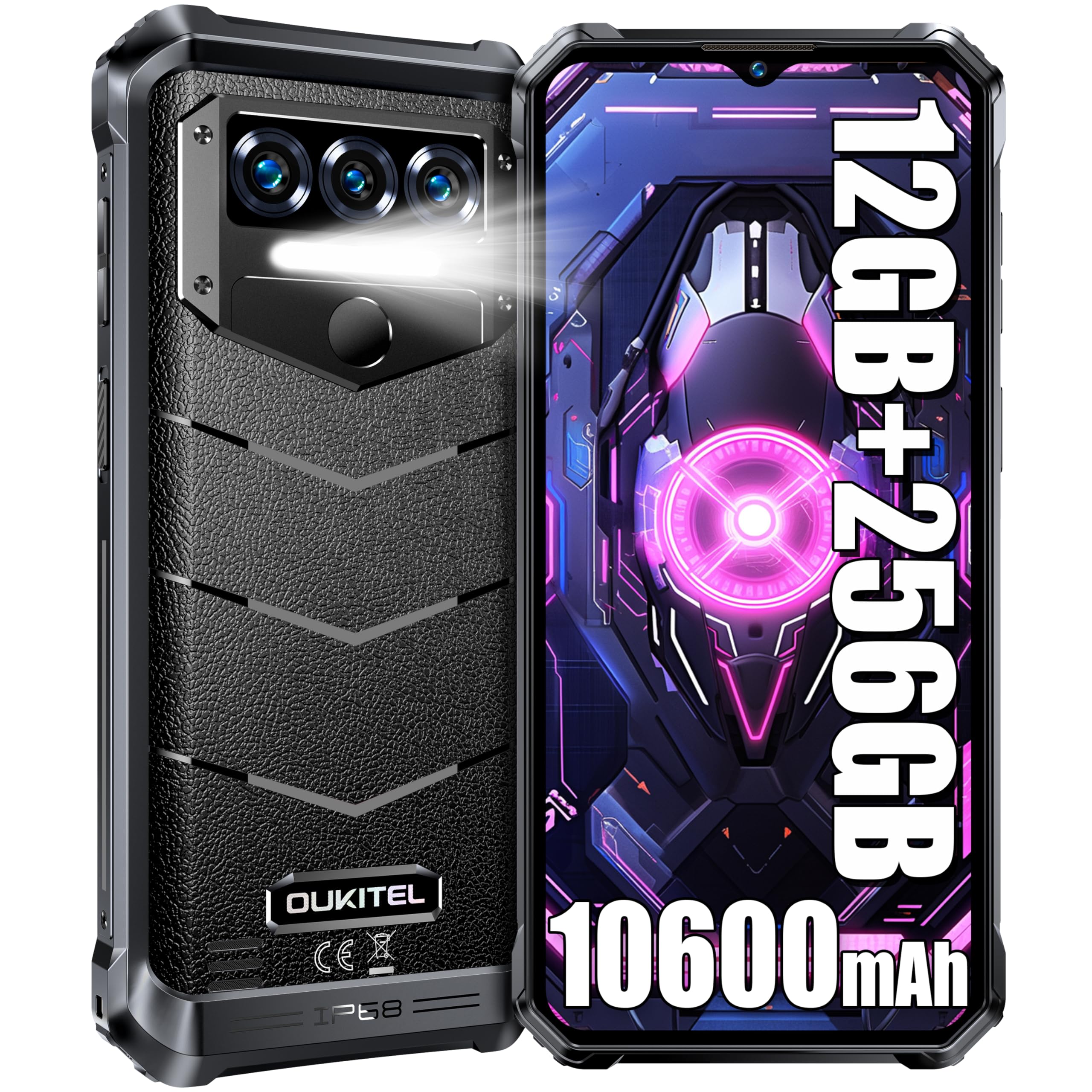 Amazon | OUKITEL WP38 SIMフリー スマホ 本体 - IP68防水防塵耐衝撃