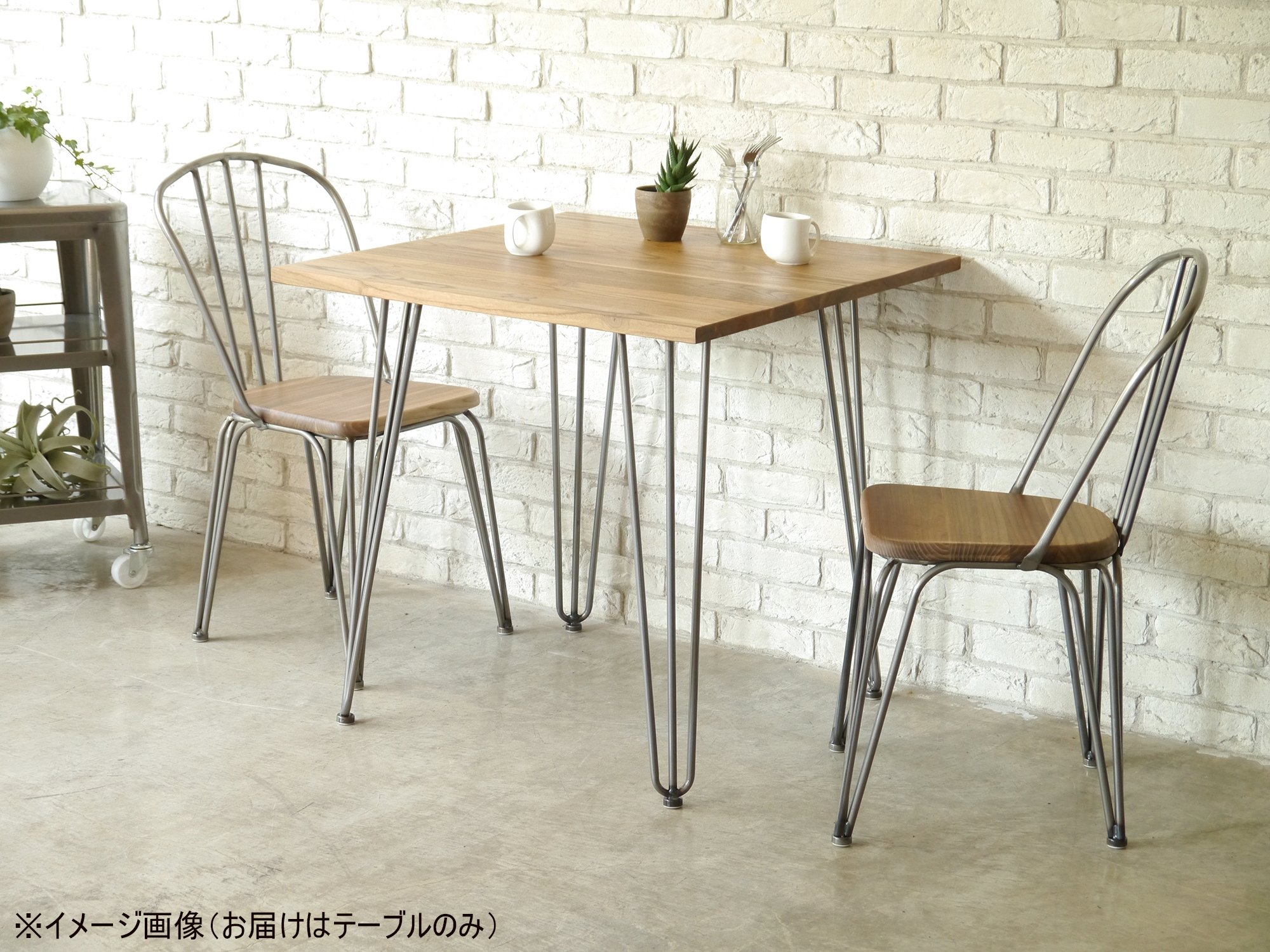 Amazon｜GART ダイニングテーブル 1290 80cm幅｜ダイニングテーブル