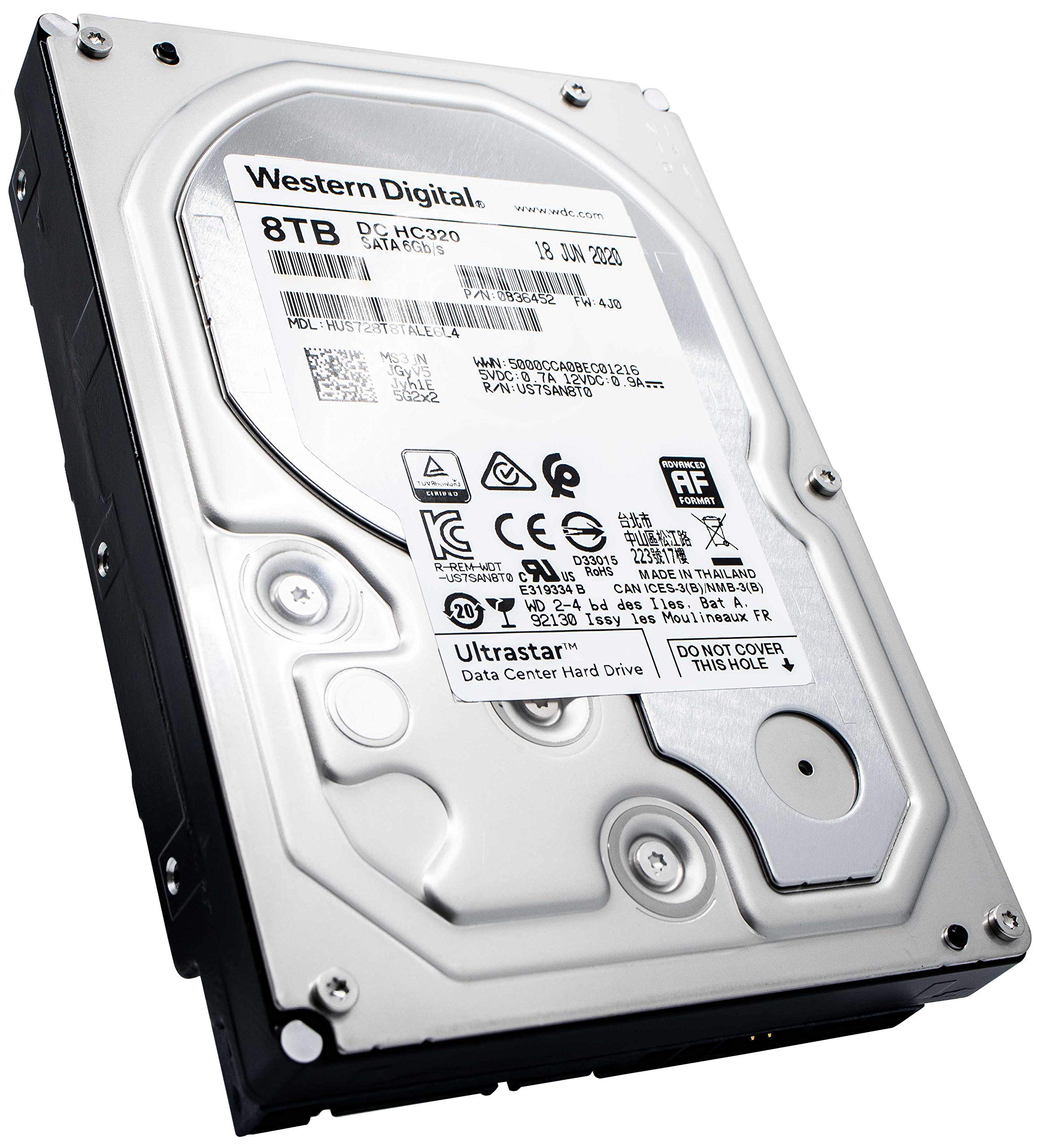 Amazon | HGST Ultrastar DC HC320 3.5インチ 8000GB 7200RPM シリアル