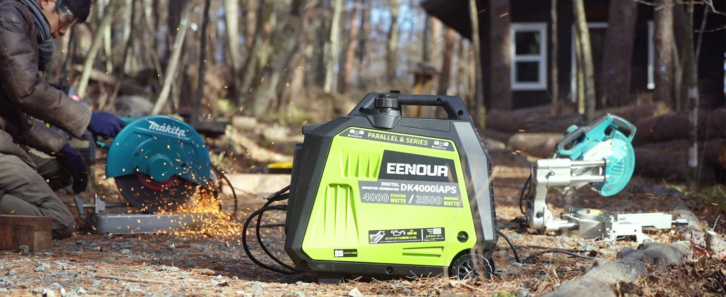 Amazon | EENOUR インバーター発電機 DK4000iAPS 定格出力3.5kVA セル