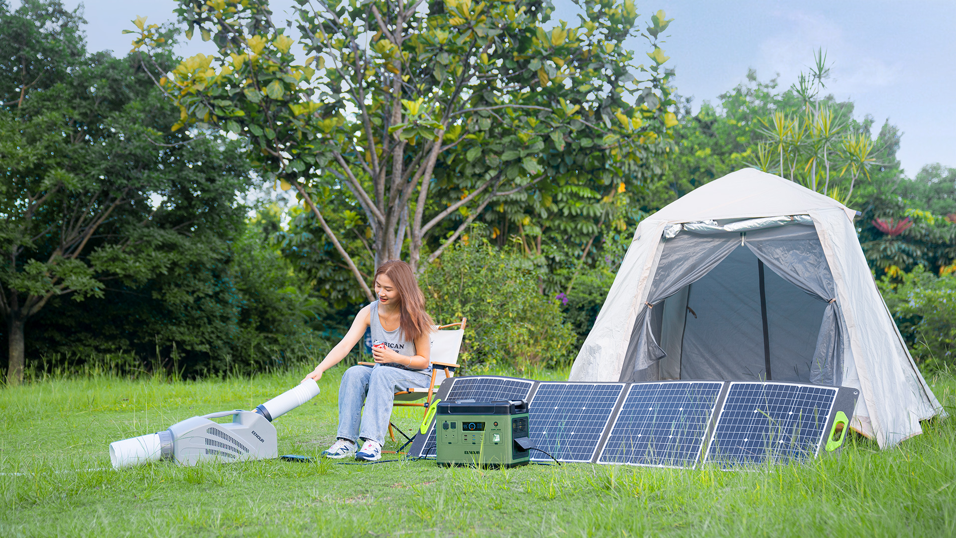 Amazon | EENOUR ポータブルエアコン スポットクーラー 冷房能力 送風