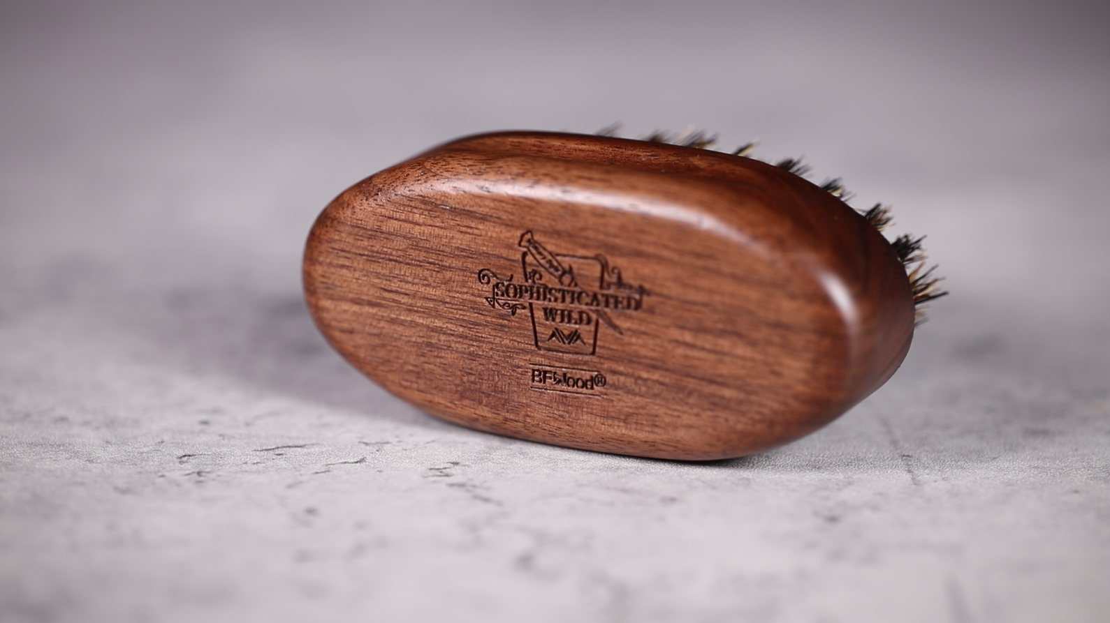 Amazon.com : BFWood Small Travel Beard Brush - Natural Boar