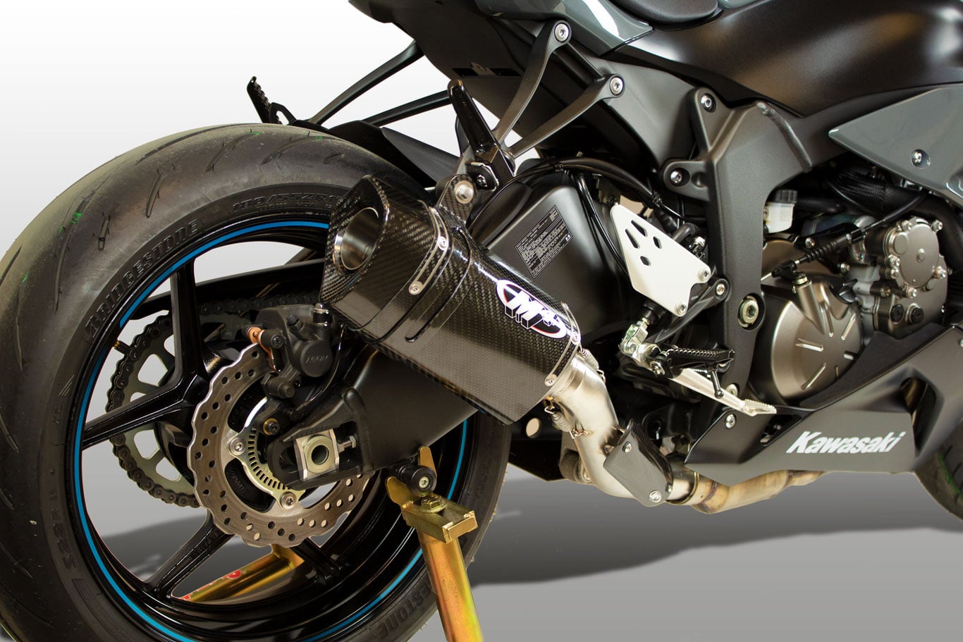 2013-17 Kawasaki ZX6R Slip On – MC36 Carbon – Shop M4 Exhaust