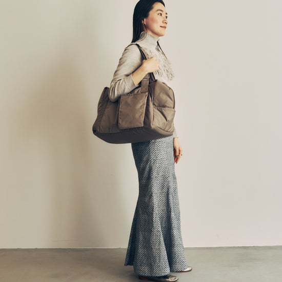 mamita Mother's Bag - モカブラウン&ブリックオレンジ – mamita-mamita