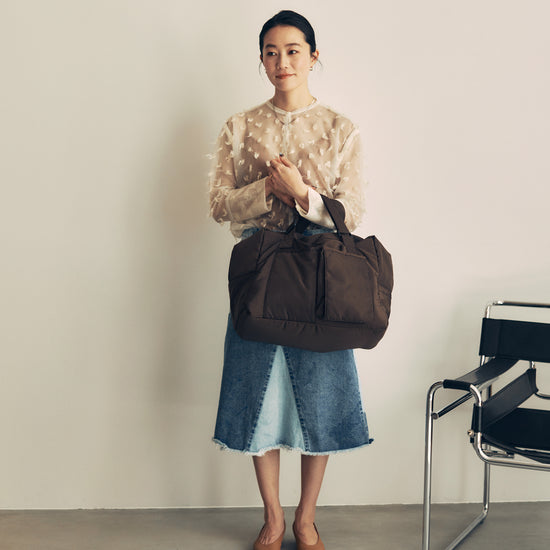 mamita Mother's Bag - チャコールブラウン&ダークセージ – mamita-mamita