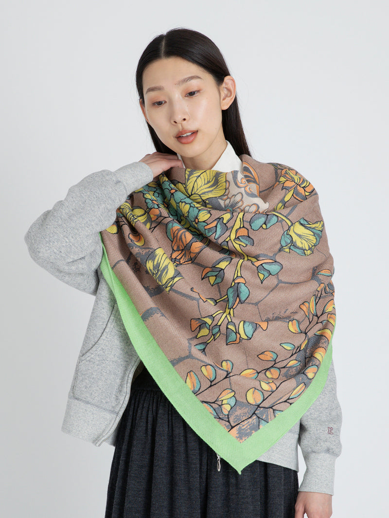 ウールシルクストールヘリンボーン織120＞フラワーベース – manipuri