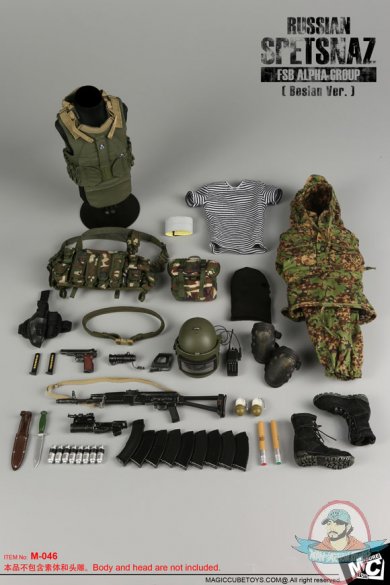 1/6 Accessories m04 Russian Spetsnaz FSB Alfa Group 2004 Beslan M