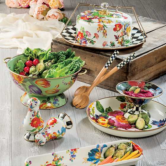 Shop White Flower Market Cake Carrier Online in Dubai, UAE