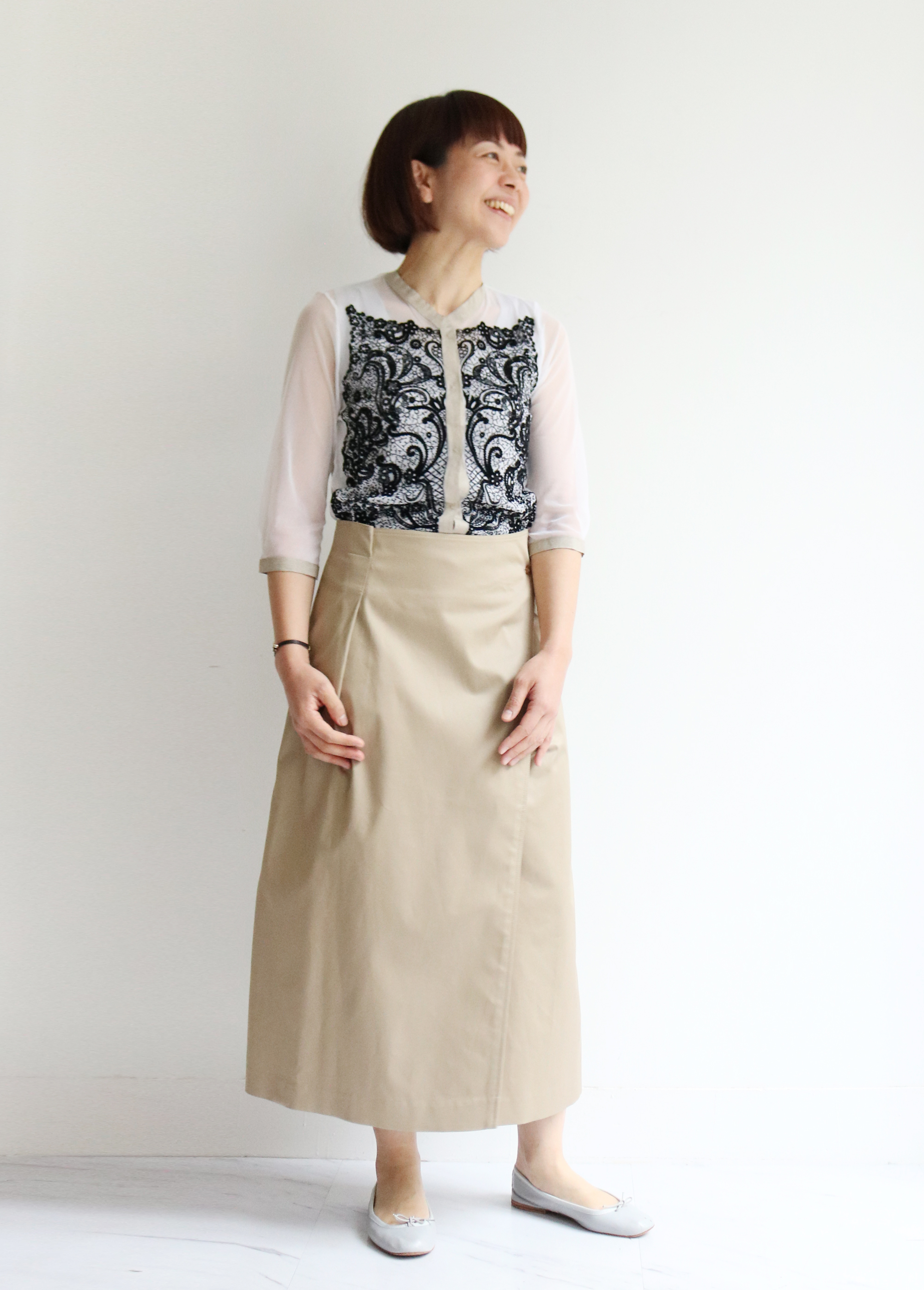 ギャルソンチノ巻きスカート | マドリガル公式通販サイト - MADRIGAL