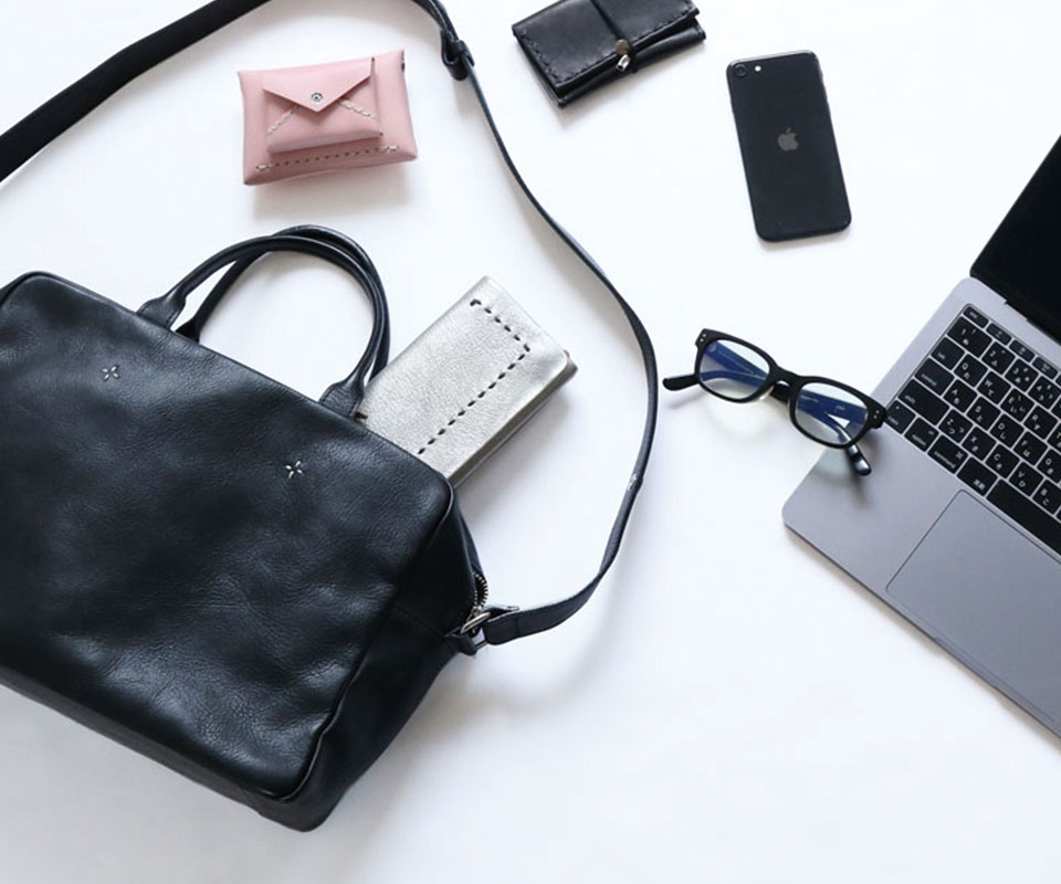 予約】「もちかたバッグ」ブラック 1soutiencollar（ステンカラー