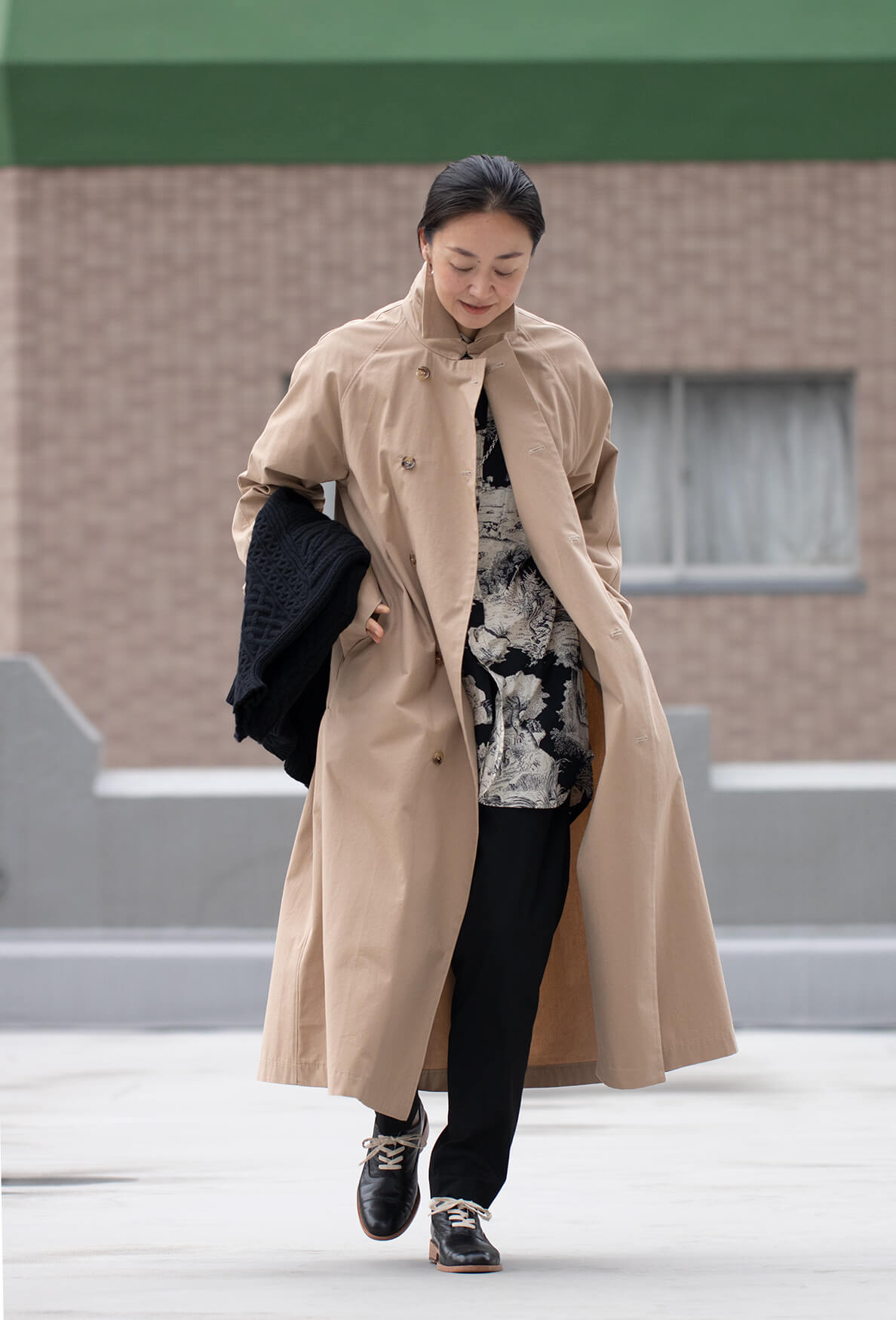 トレンチエッグ」「trench egg」soutiencollar（ステンカラー