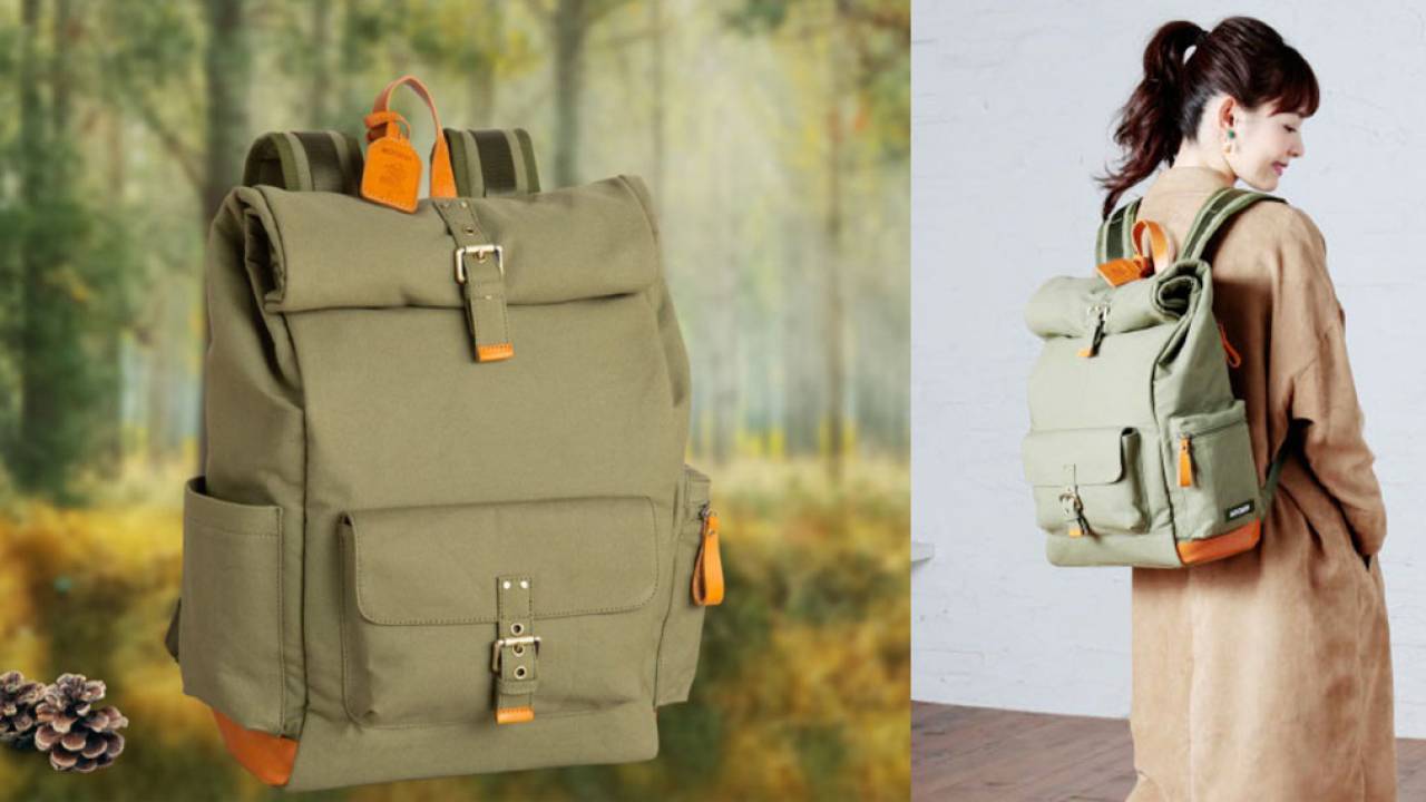 高品質で丈夫な「倉敷帆布」を使ったスナフキンのリュックサックが素敵