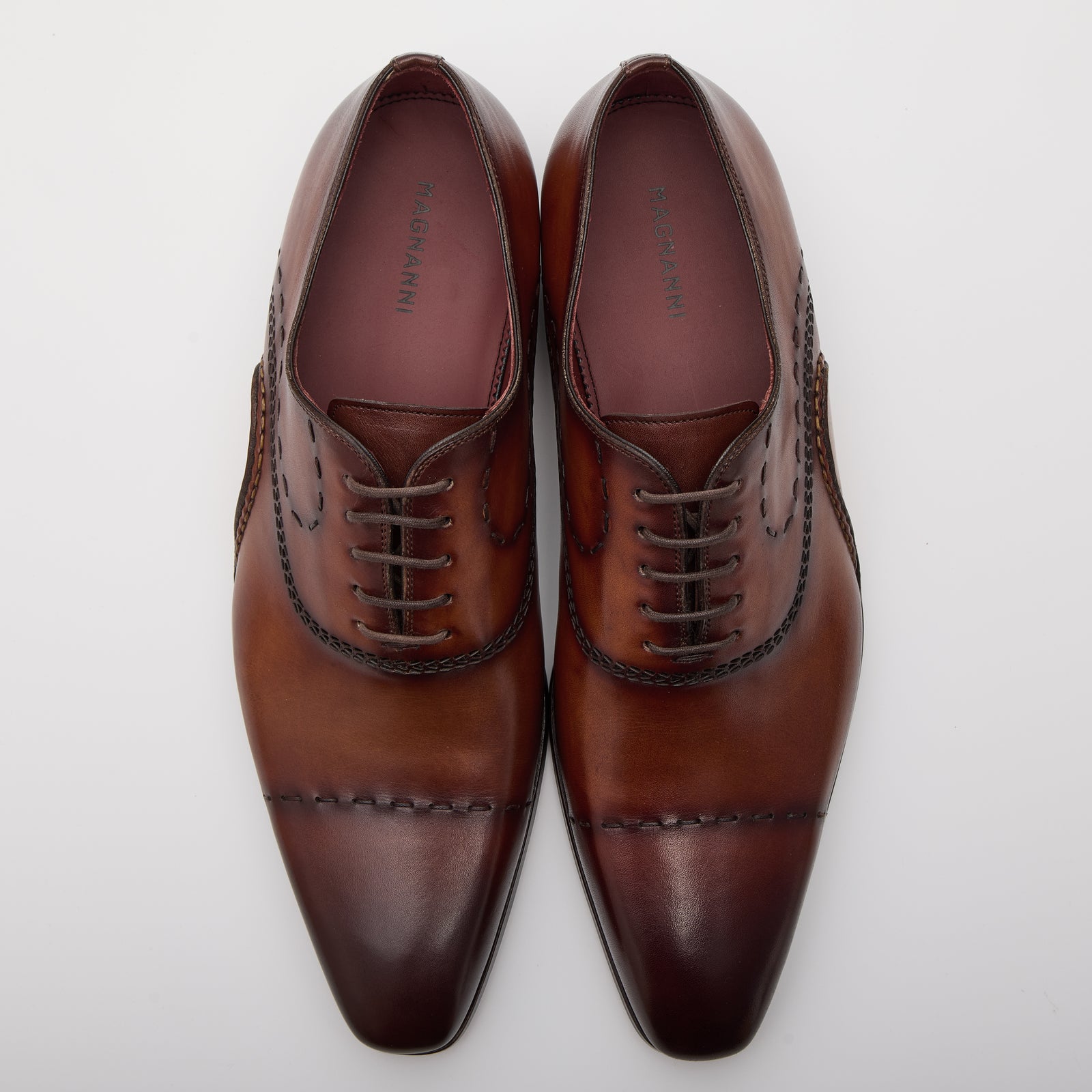 オパンカ ステッチキャップトウ ブラウン | 23127 BR – MAGNANNI