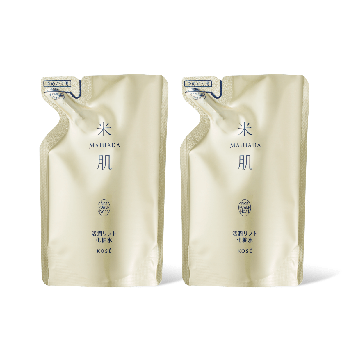 米肌（まいはだ）活潤リフト化粧水つめかえ用2個セット