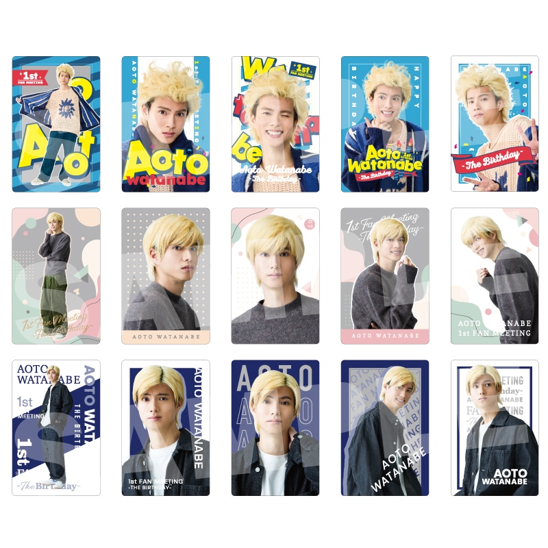 渡辺碧斗 グッズ第1弾 アクリルスタンドABCセット 渡辺碧斗｜MAILIVIS(