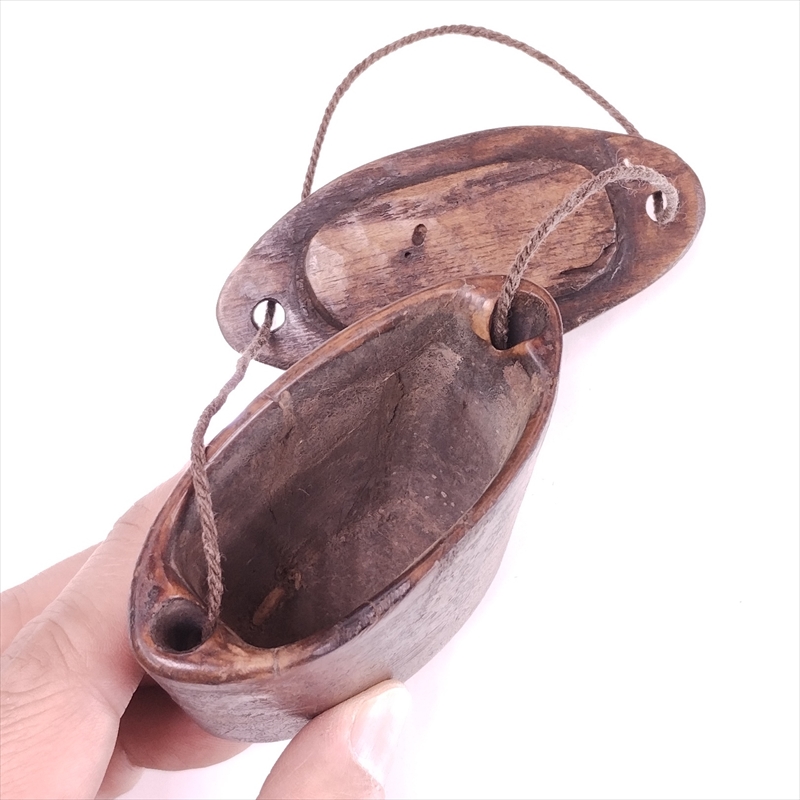 アンティーク 木製 刻み煙草入れF 喫煙具 小物入れ | 骨董セミ