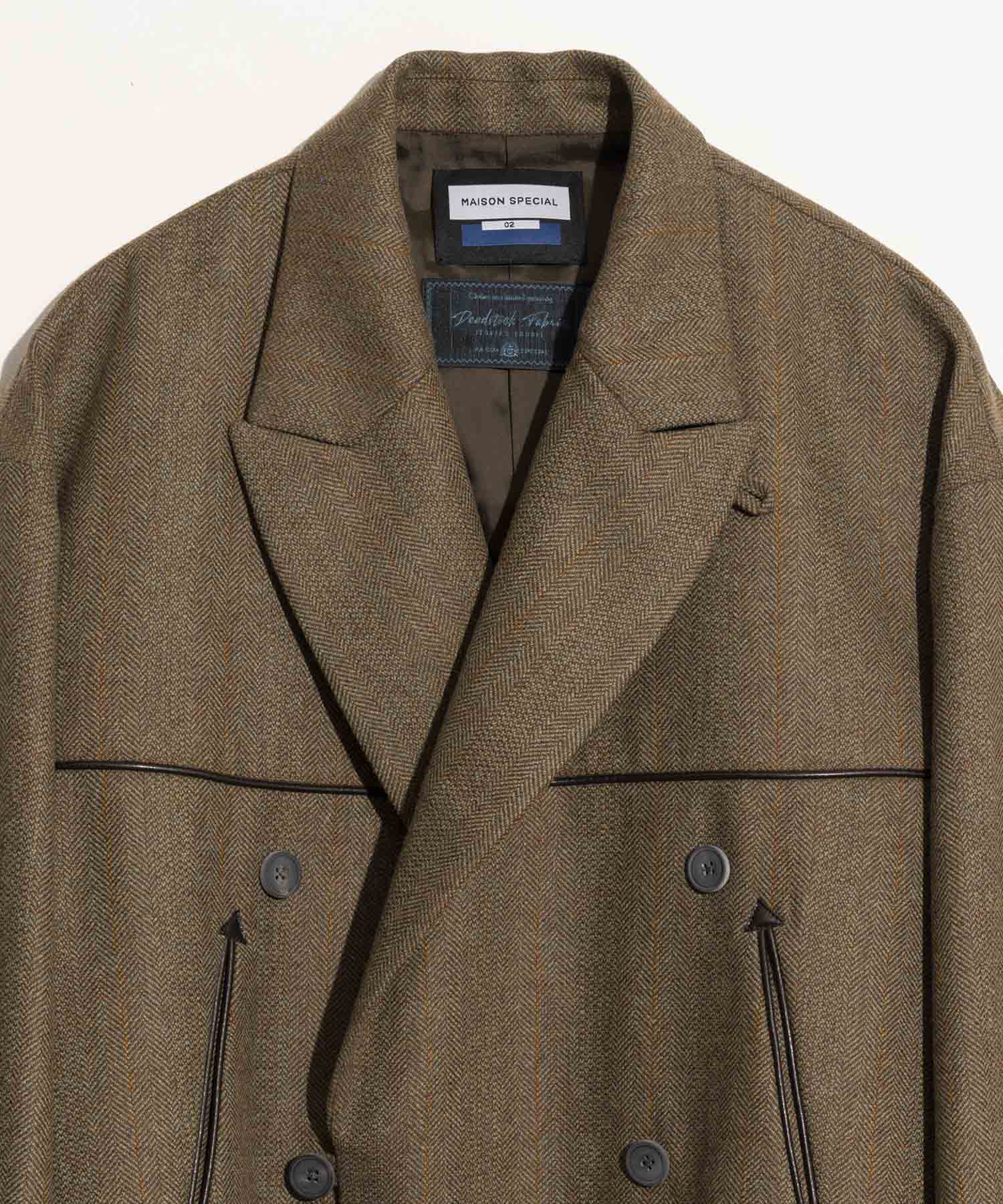 Italian Dead Stock Fabric】Prime-Over Canadian Jacket