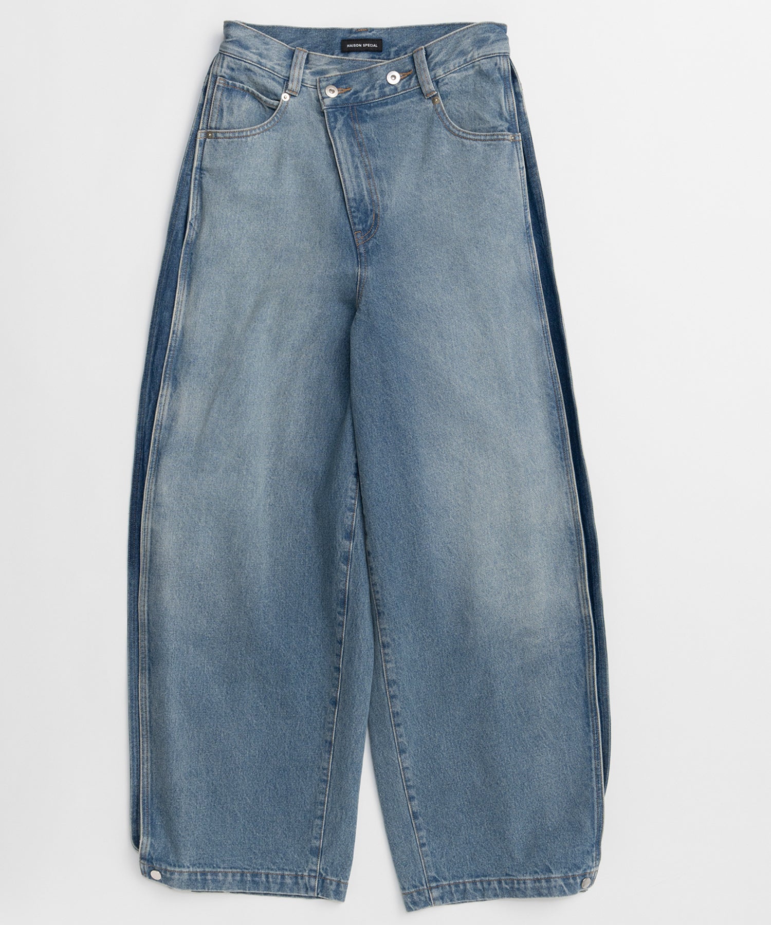 PRE-ORDER】Side-Tuck Cocoon Denim Pants