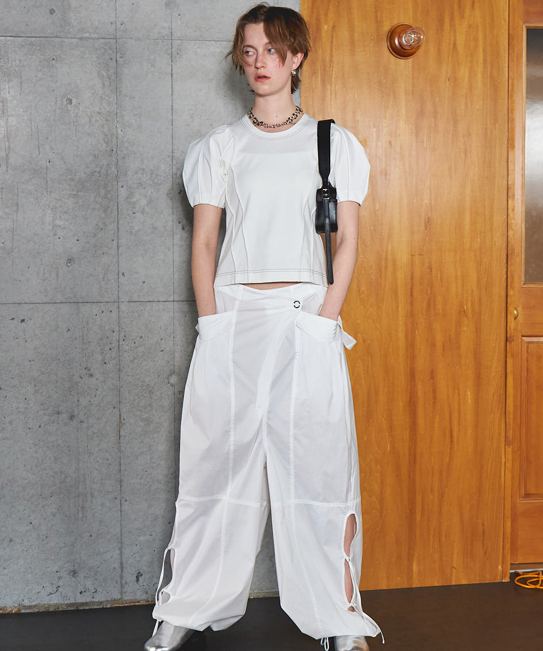 2way Suspender Parachute Pants