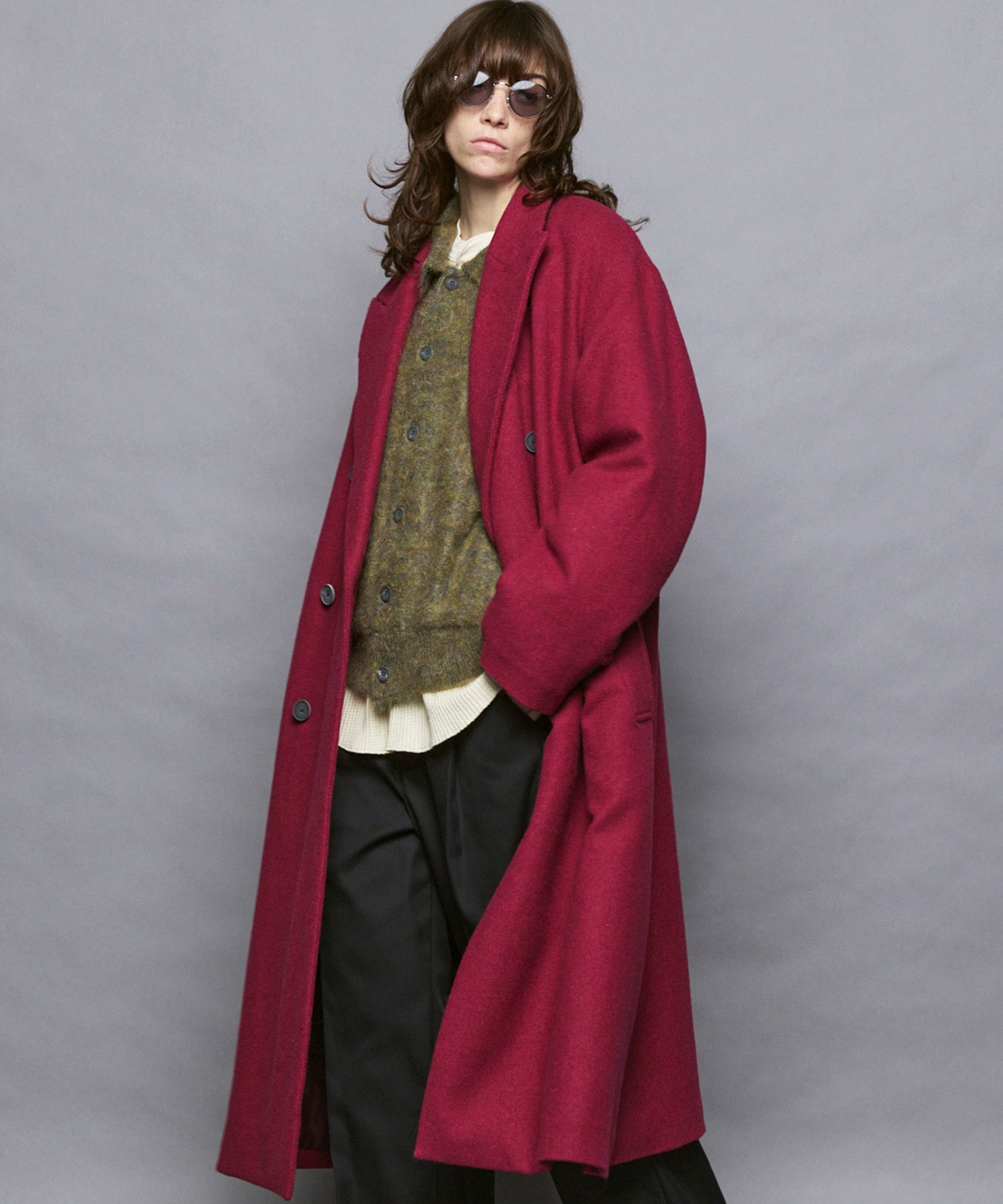 Italian Dead Stock Fabric】Prime-Over Chesterfield Coat