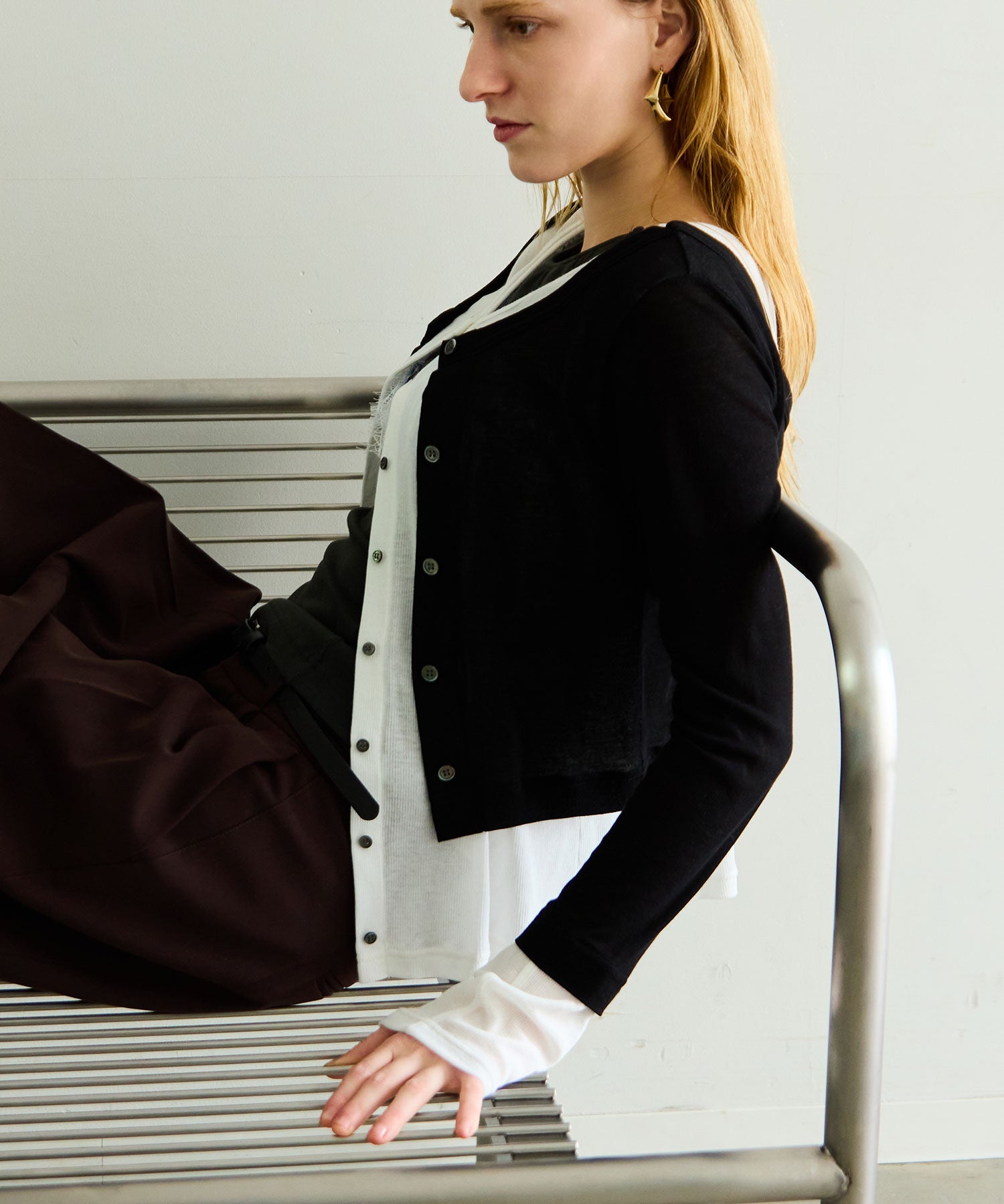 2way Neck Bicolor Comfort Top