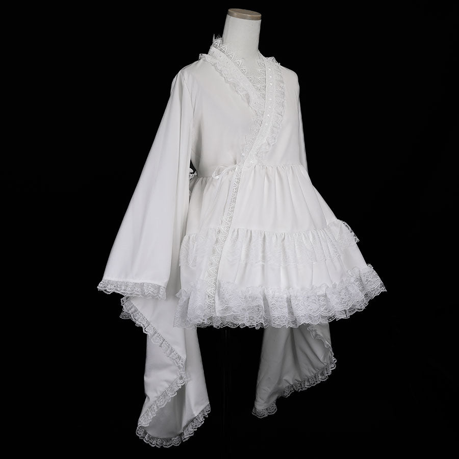 MINI FRILL YUKATA (WHITE) – MAJOH