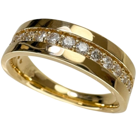 11.5号 ダイヤモンド 0.38ct リング・指輪 K18ゴールド 18金 5.4g