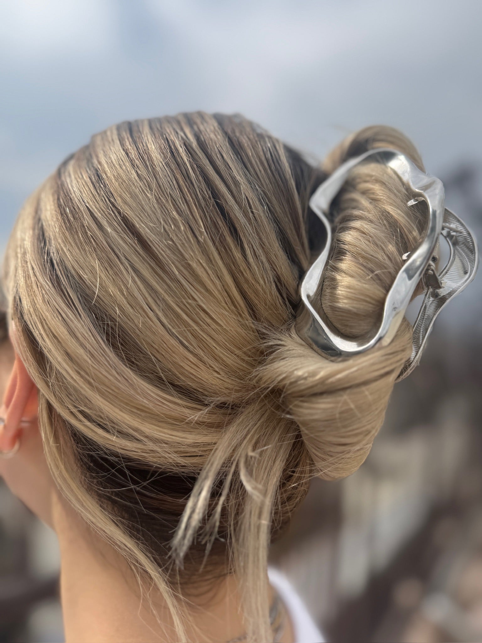 ヘアクリップ 大（シルバー） – MAKE SAPIENS