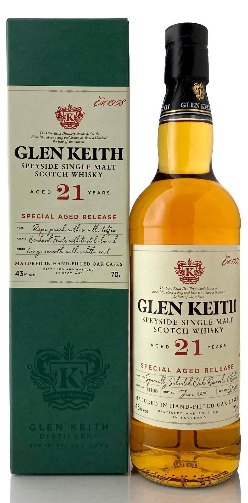 グレンキース 21年 【 SECRET SPEYSIDE COLLECTION 】